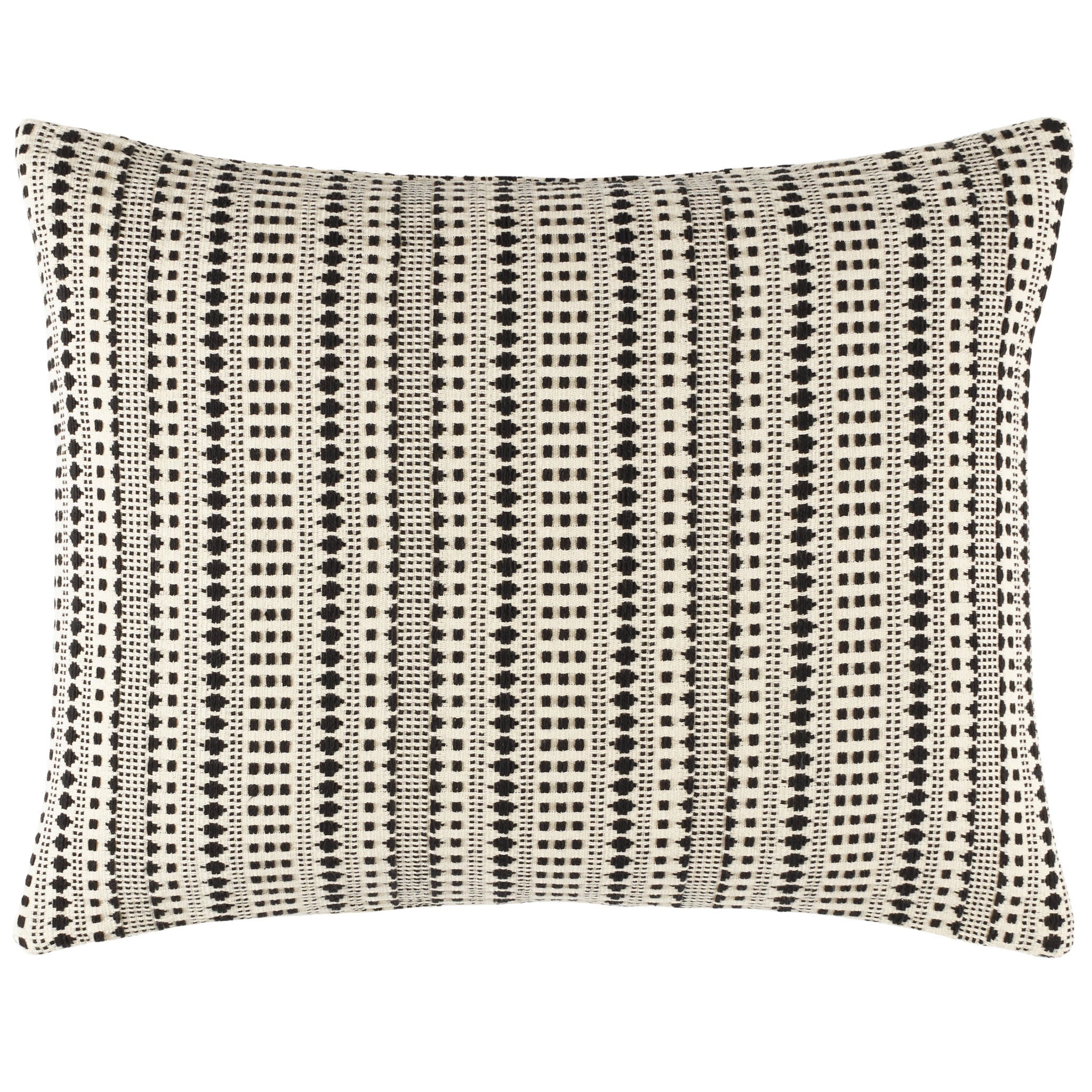 Fira Jacquard Coverlet Sham | Black - Image 3
