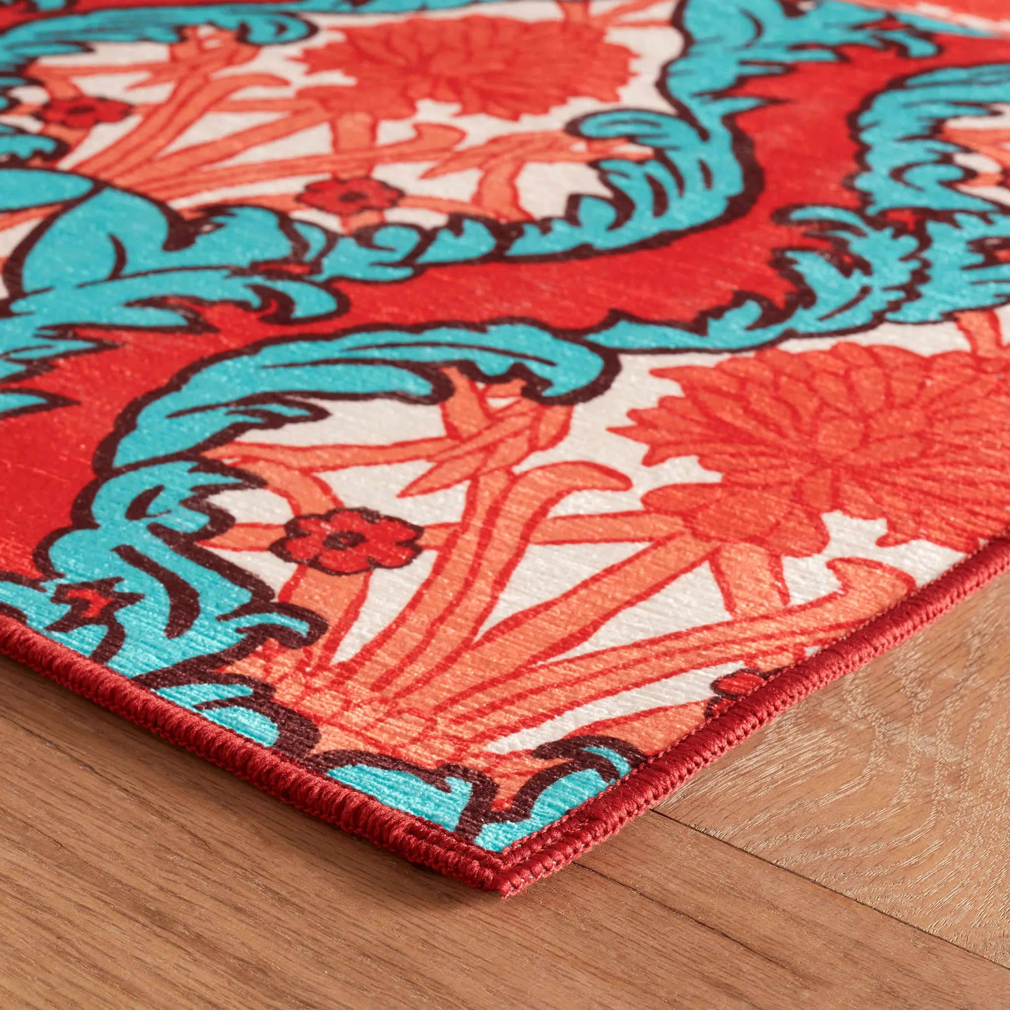 Firenze Machine Washable Rug | Multi - Image 5