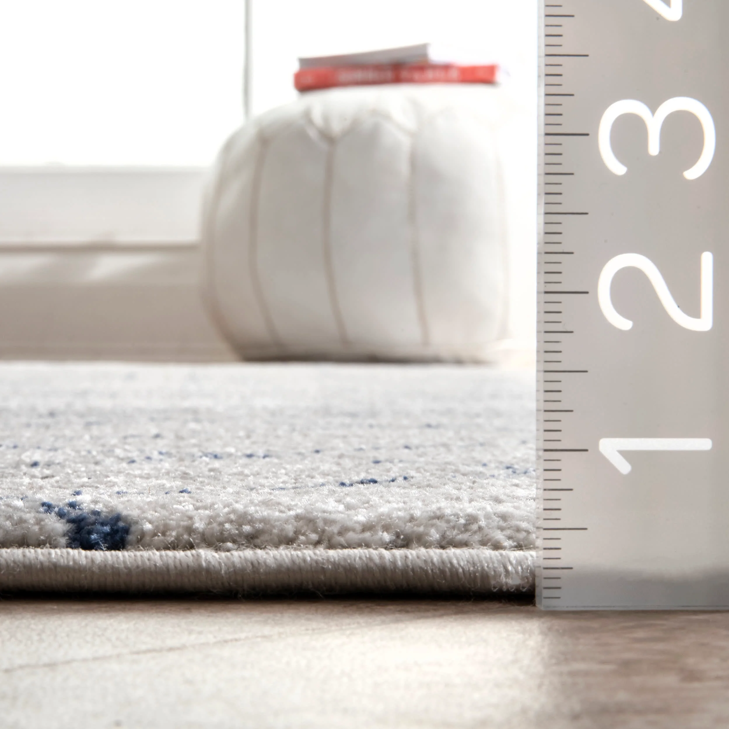 Flannery Modern Trellis Rug | Grey - Image 5