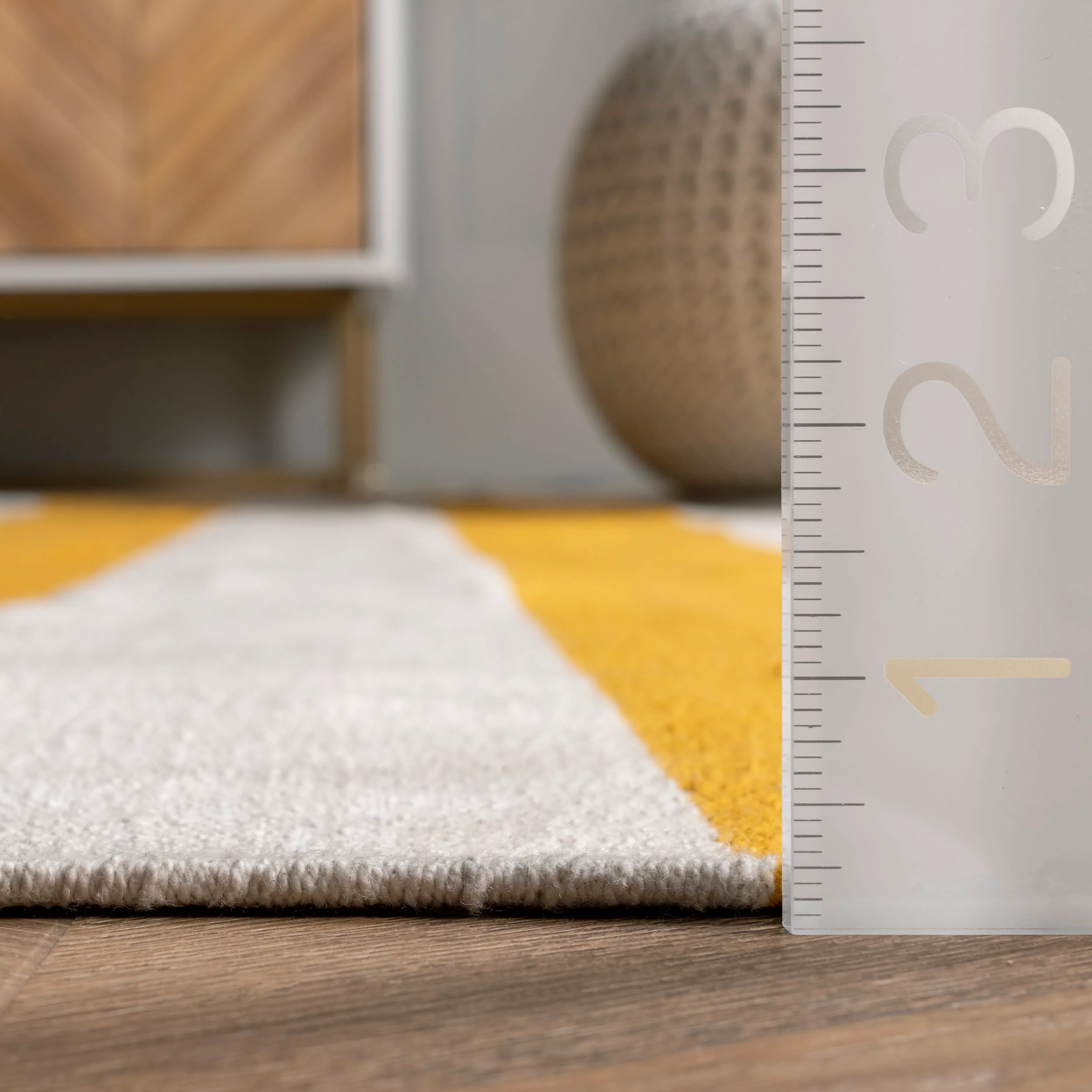 Flatwoven Regent Stripes Rug | Yellow - Image 5