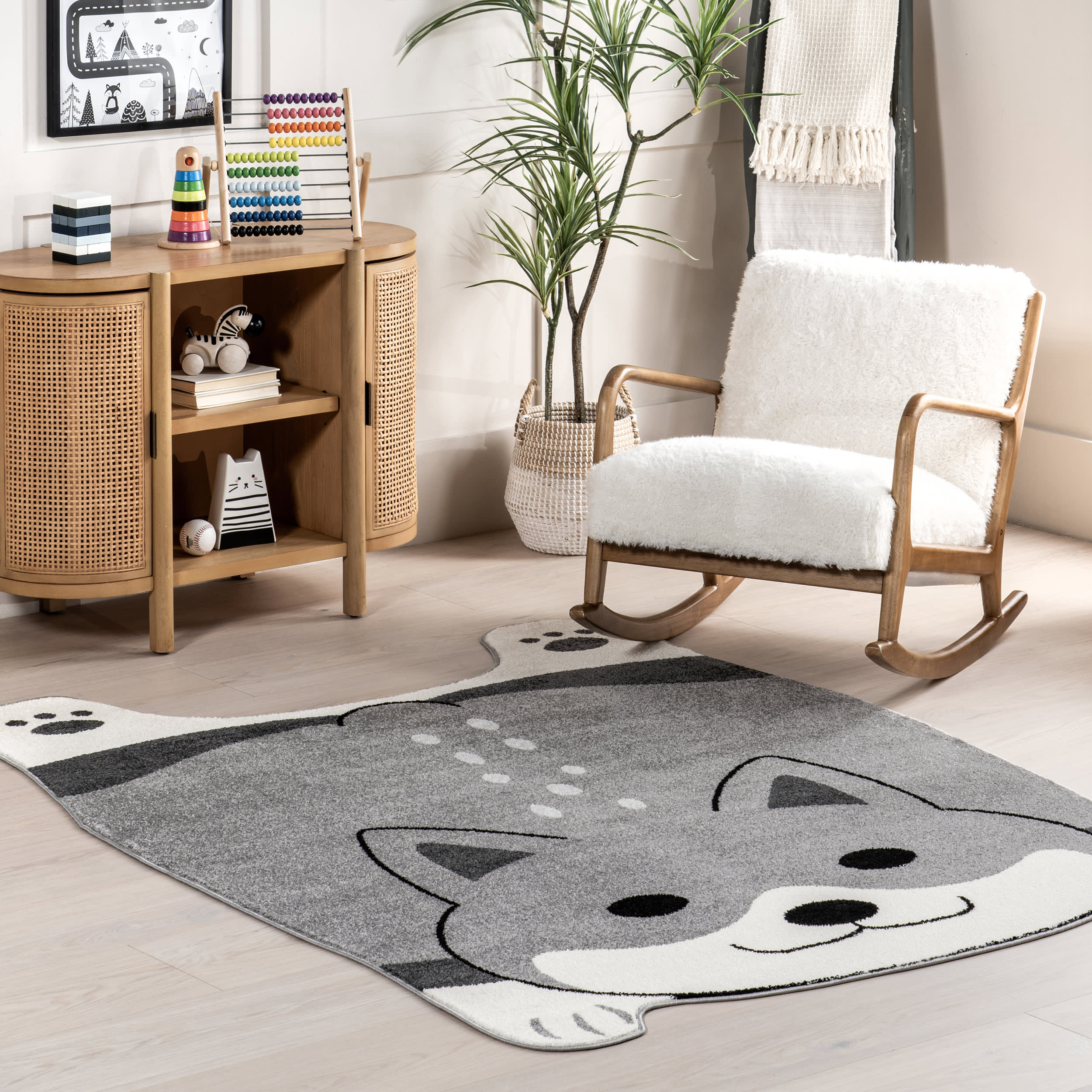 Flor Kids Puppy Rug | Grey - Image 2