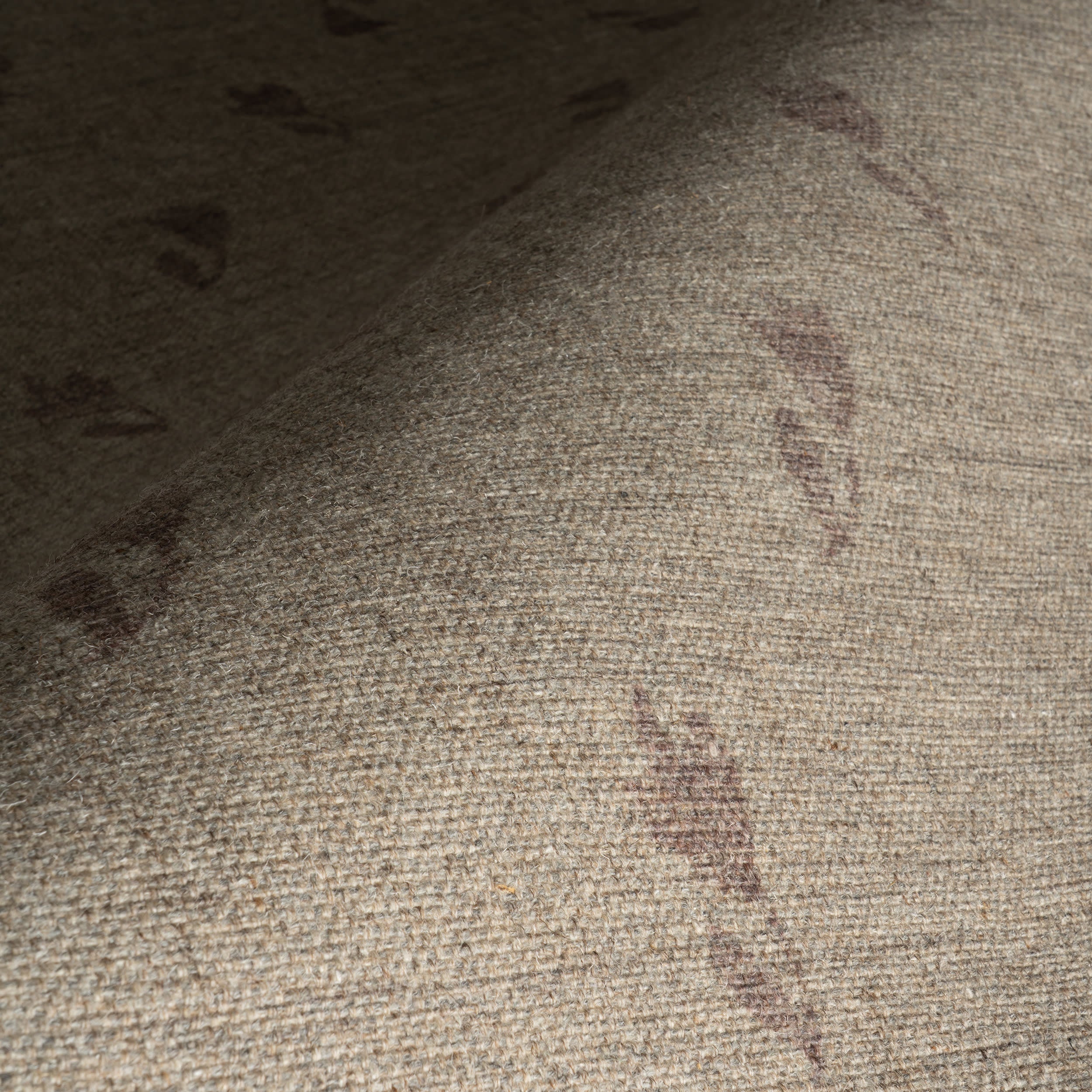 Flora Floral Washable Rug by Nate Berkus | Burgundy - Image 3