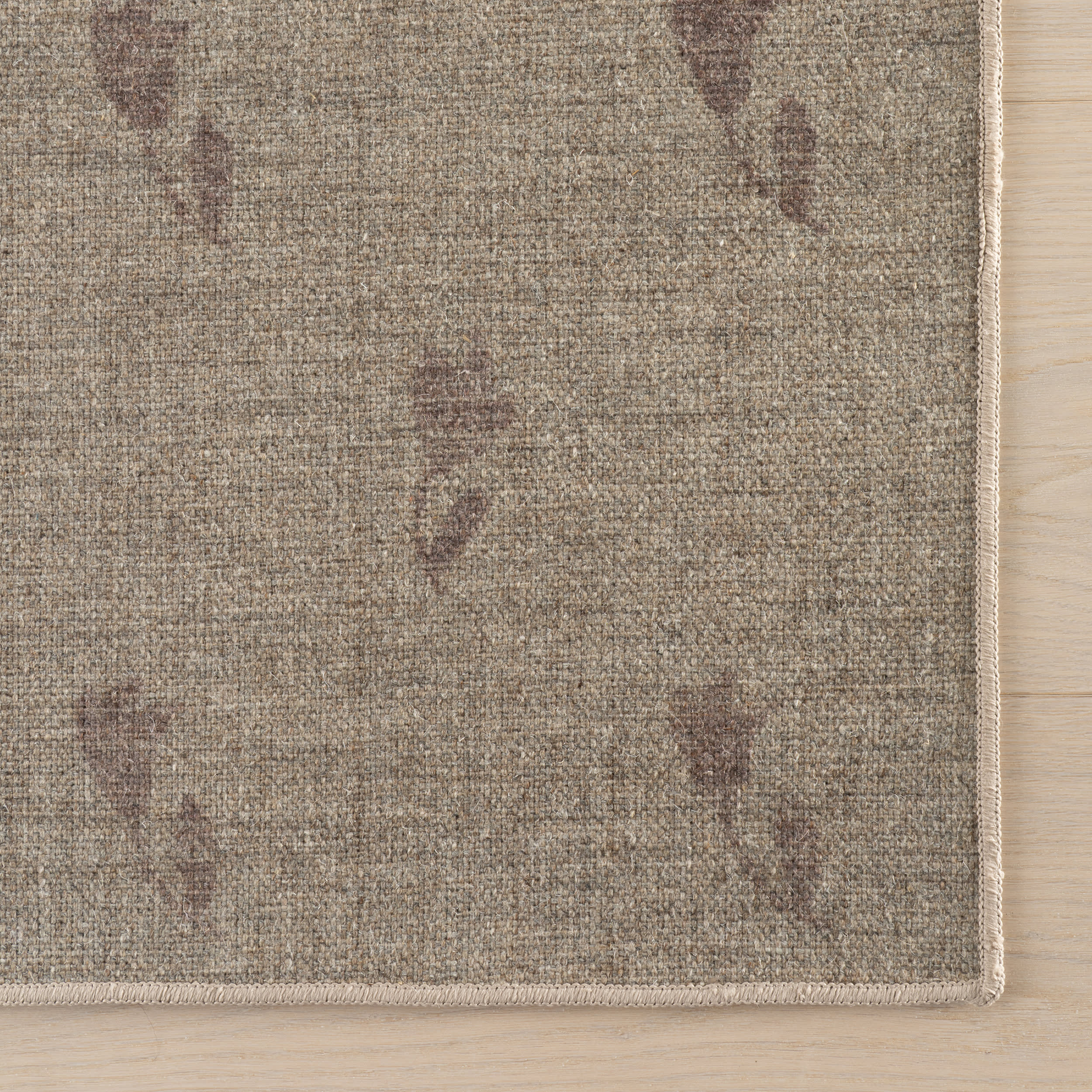 Flora Floral Washable Rug by Nate Berkus | Burgundy - Image 4