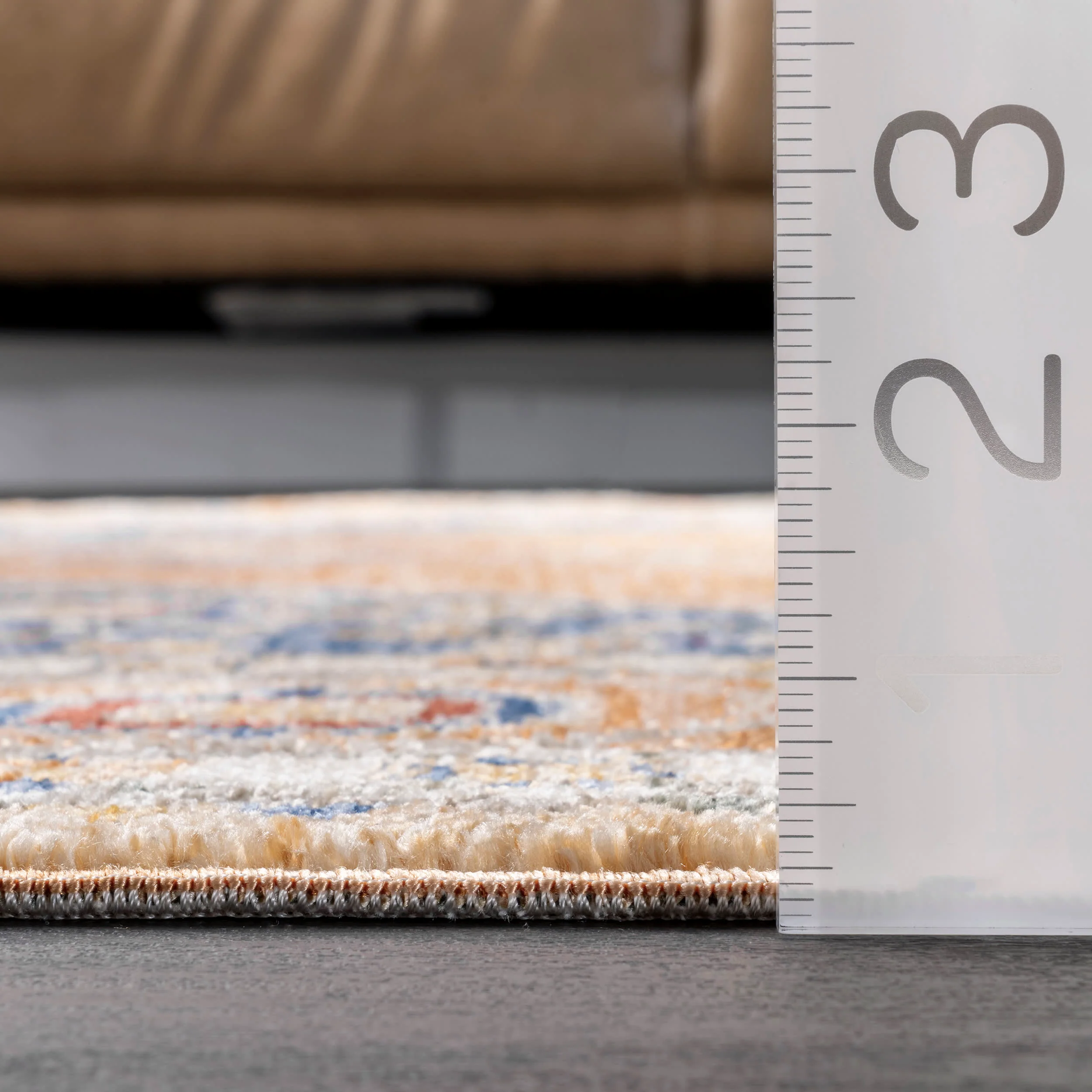 Floral Cardinal Medallion Rug | Rust - Image 5