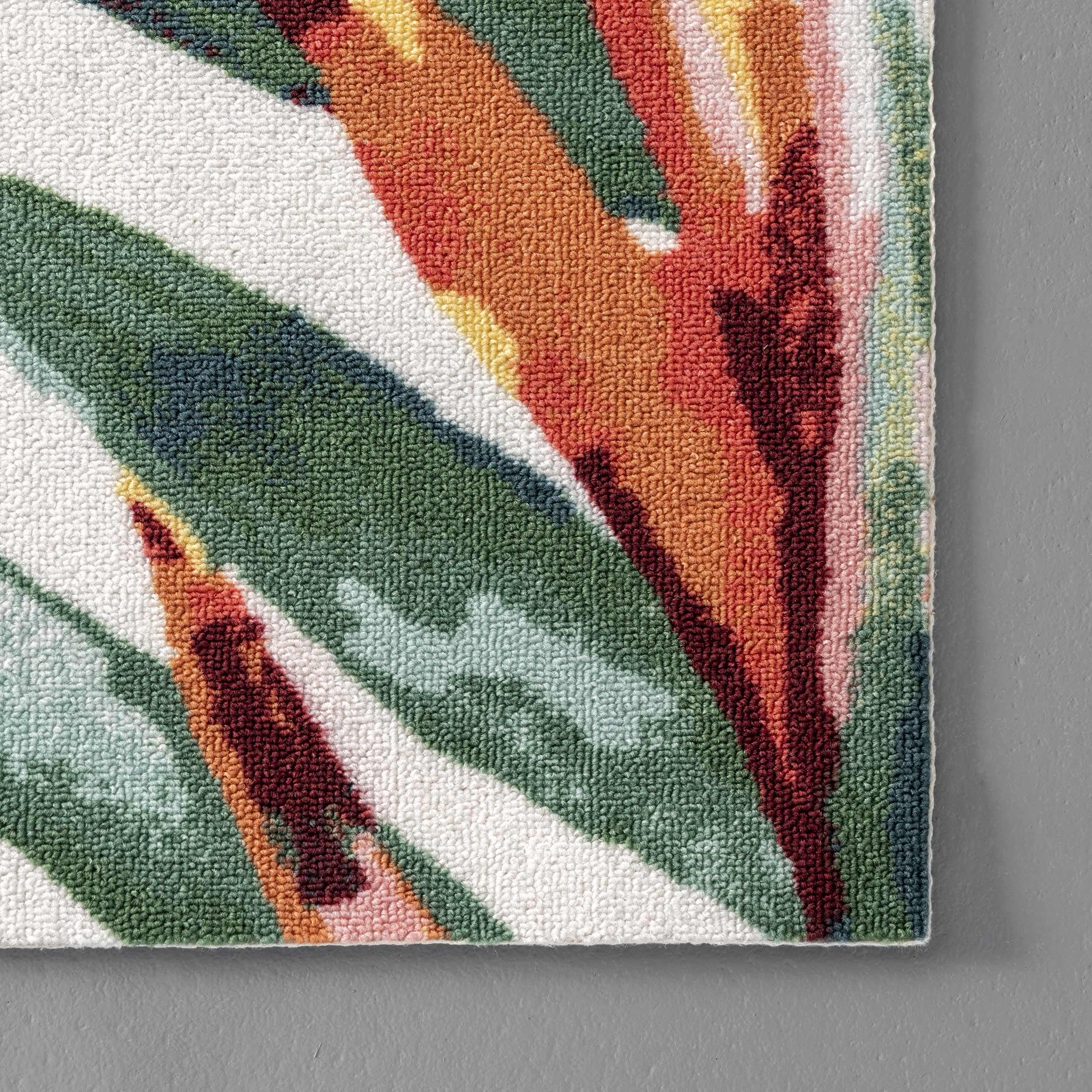 Floral Flamingo Indoor/Outdoor Rug | Multicolor - Image 3