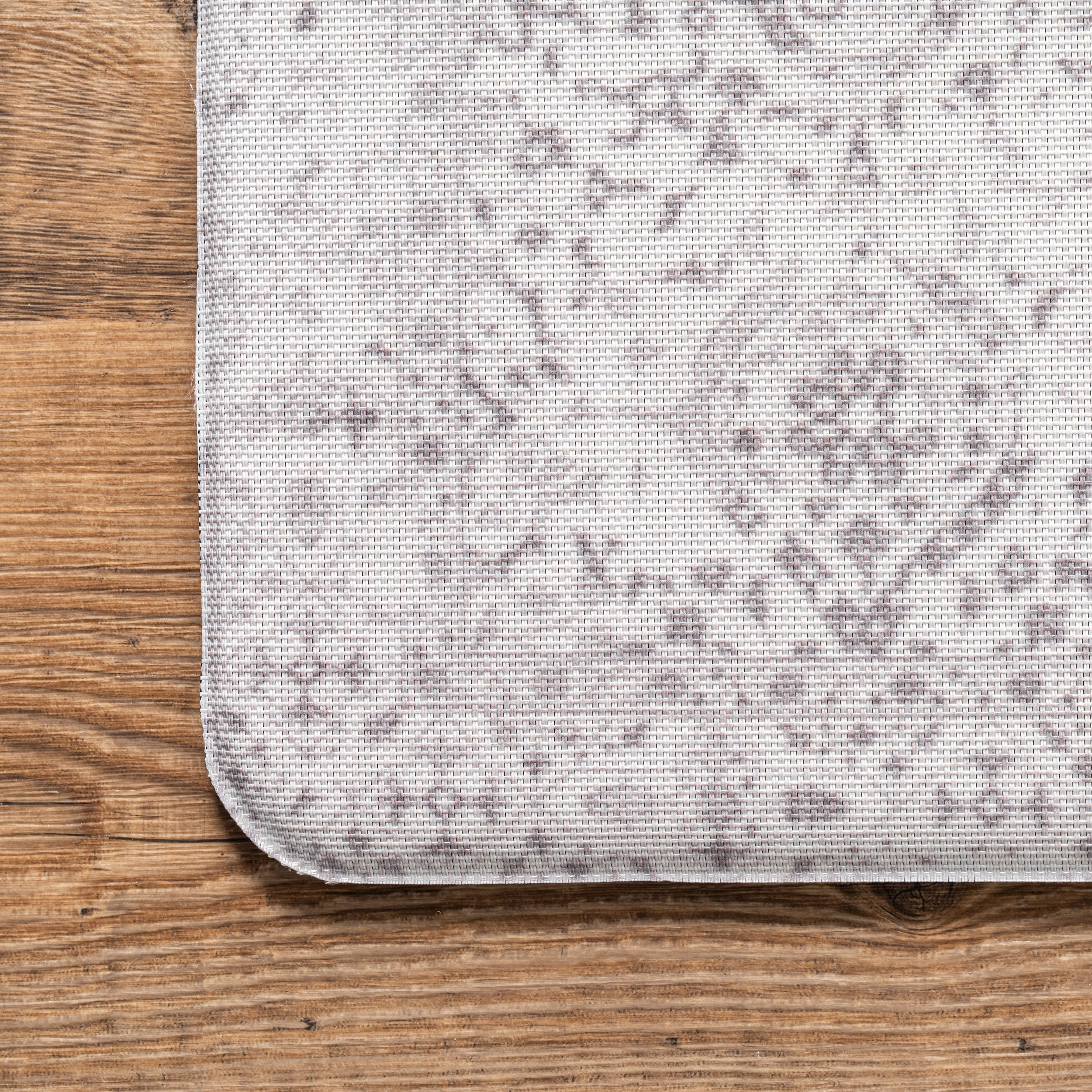 Floral Ornament Printed Anti-Fatigue Mat | Light Grey - Image 3