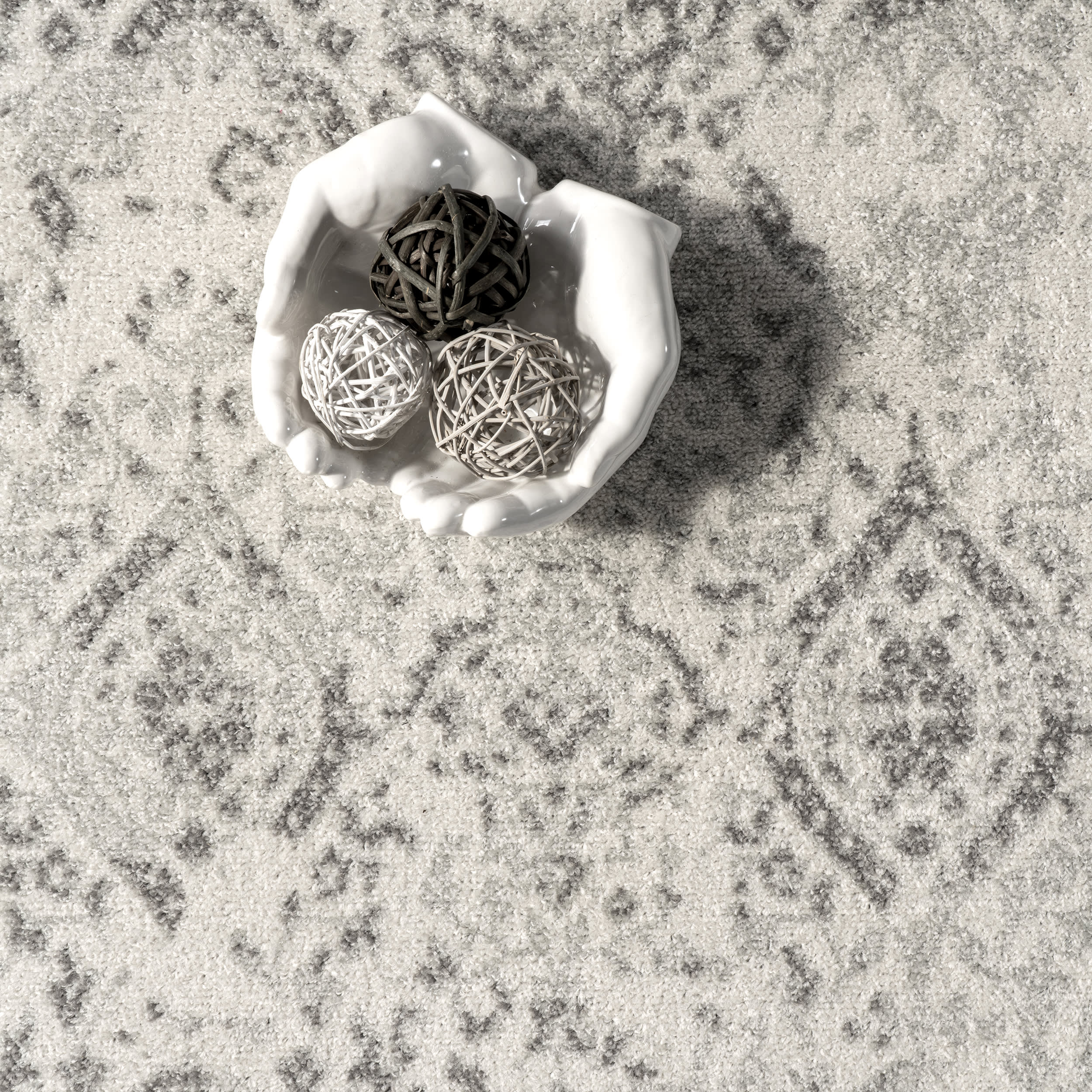 Floral Ornament Rug | Ivory - Image 2