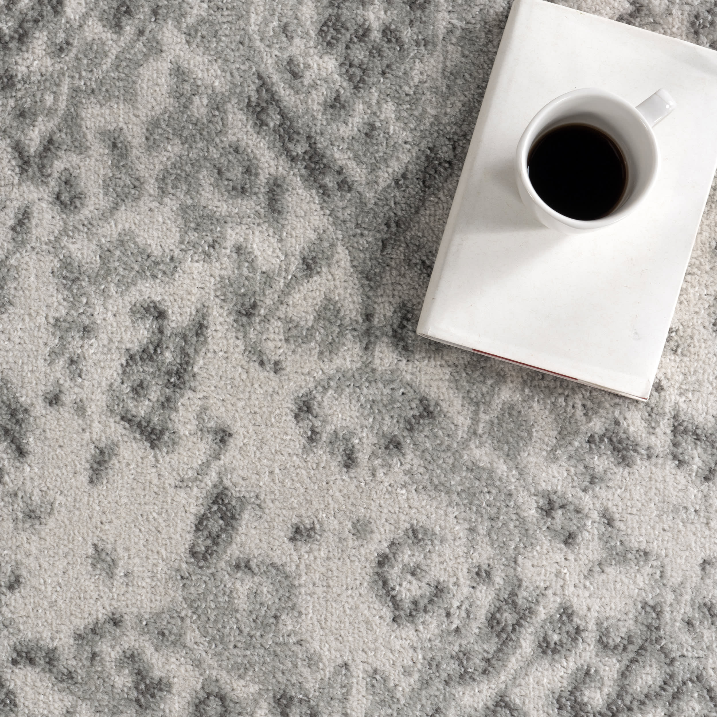 Floral Ornament Rug | Ivory - Image 8