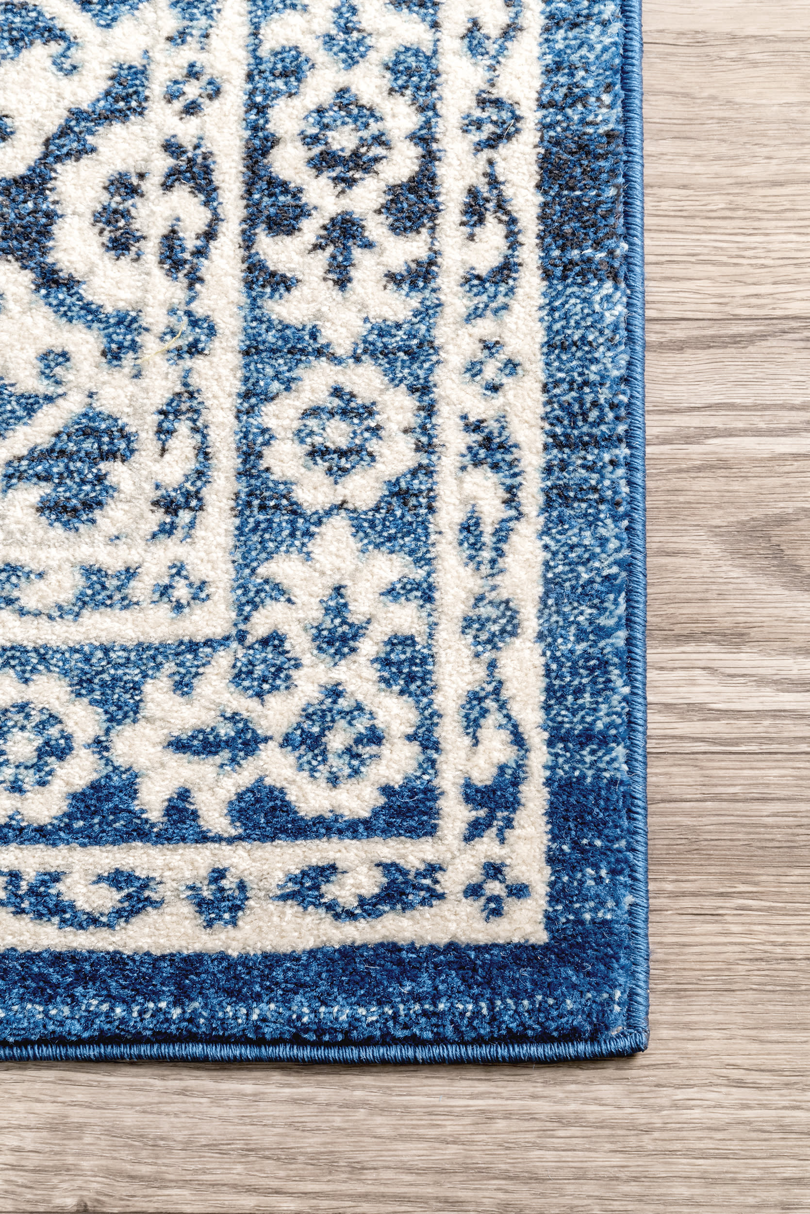 Floral Symphony Rug | Dark Blue - Image 3