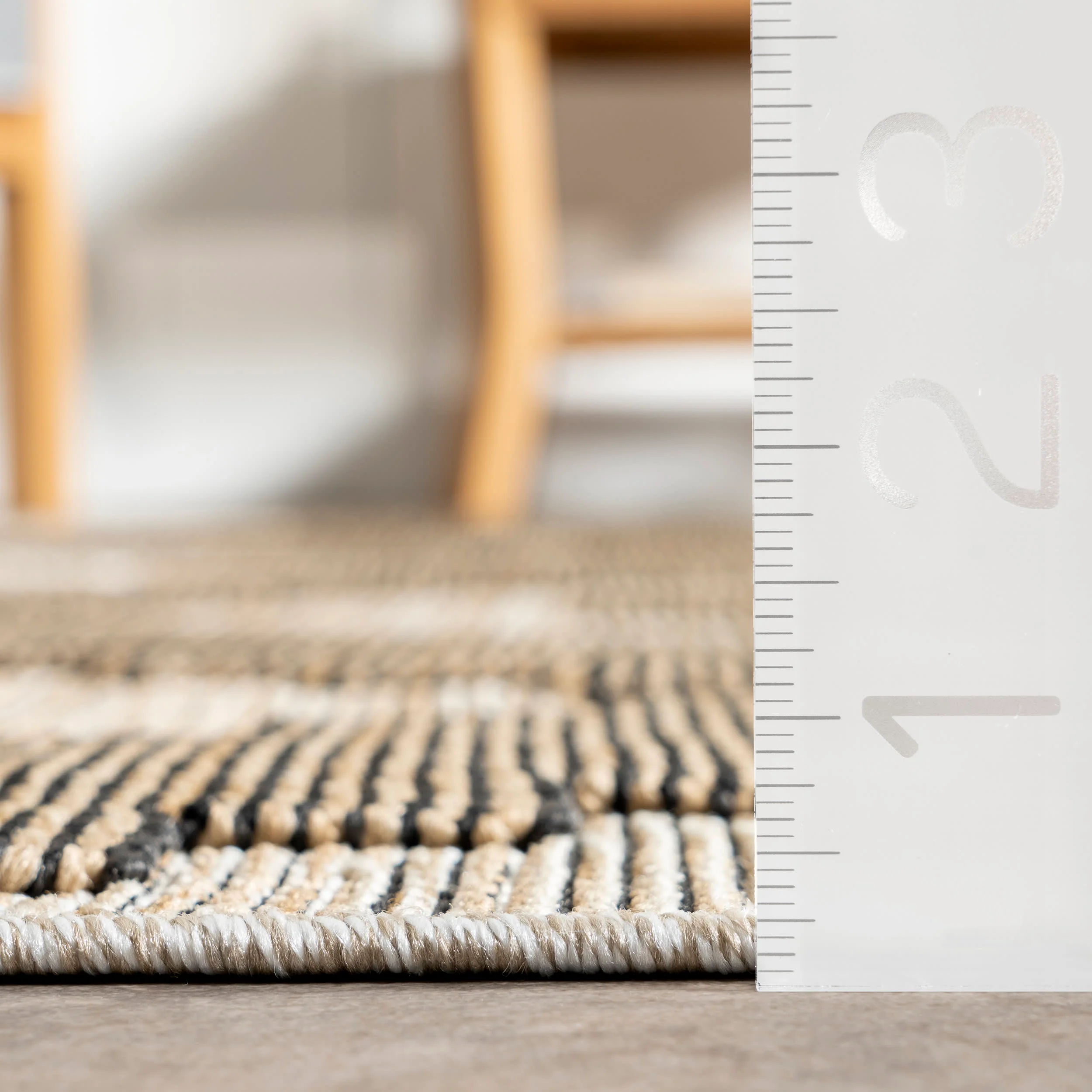 Florencia Indoor/Outdoor Trellis Rug | Beige - Image 5