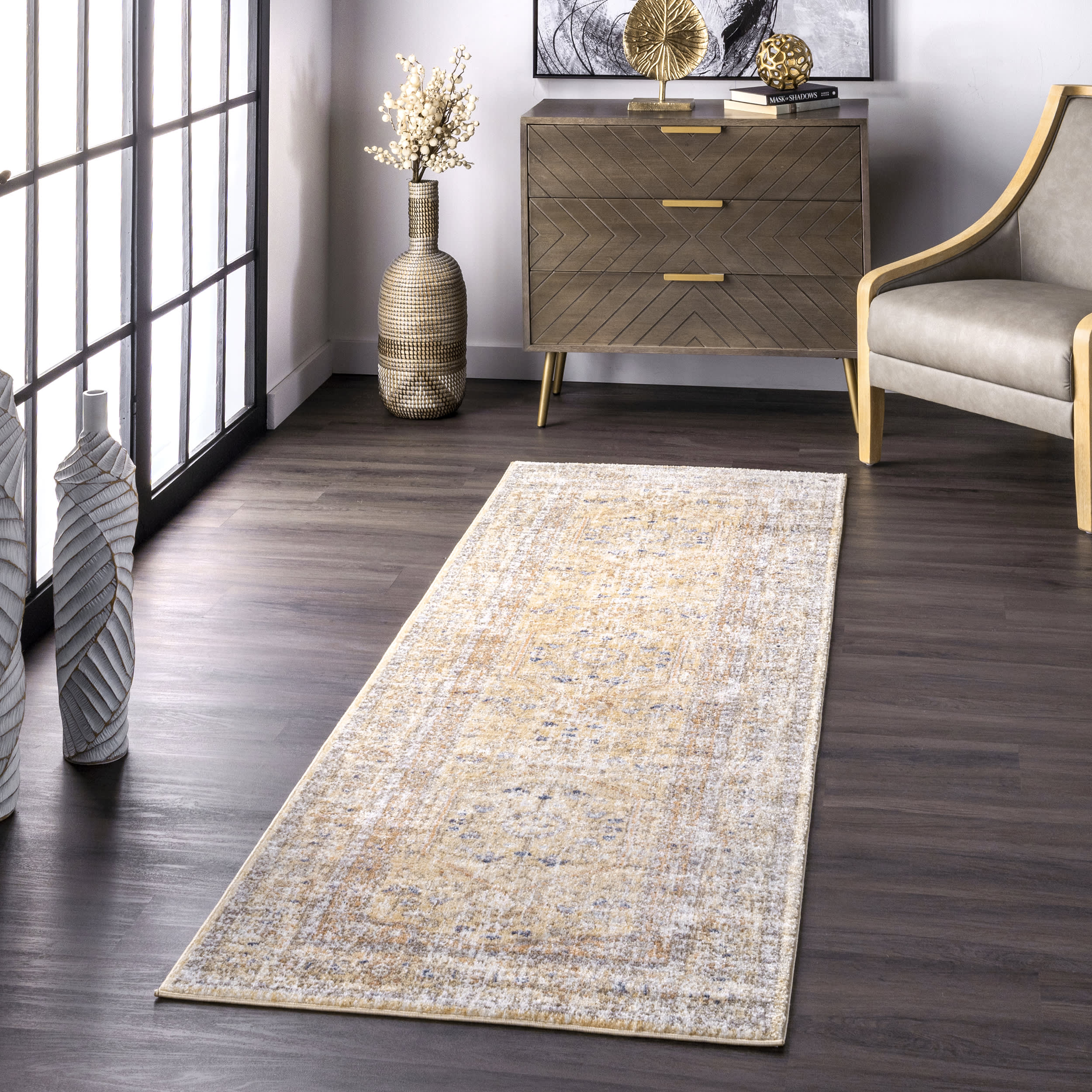 Florid Dreams Rug | Gold - Image 2