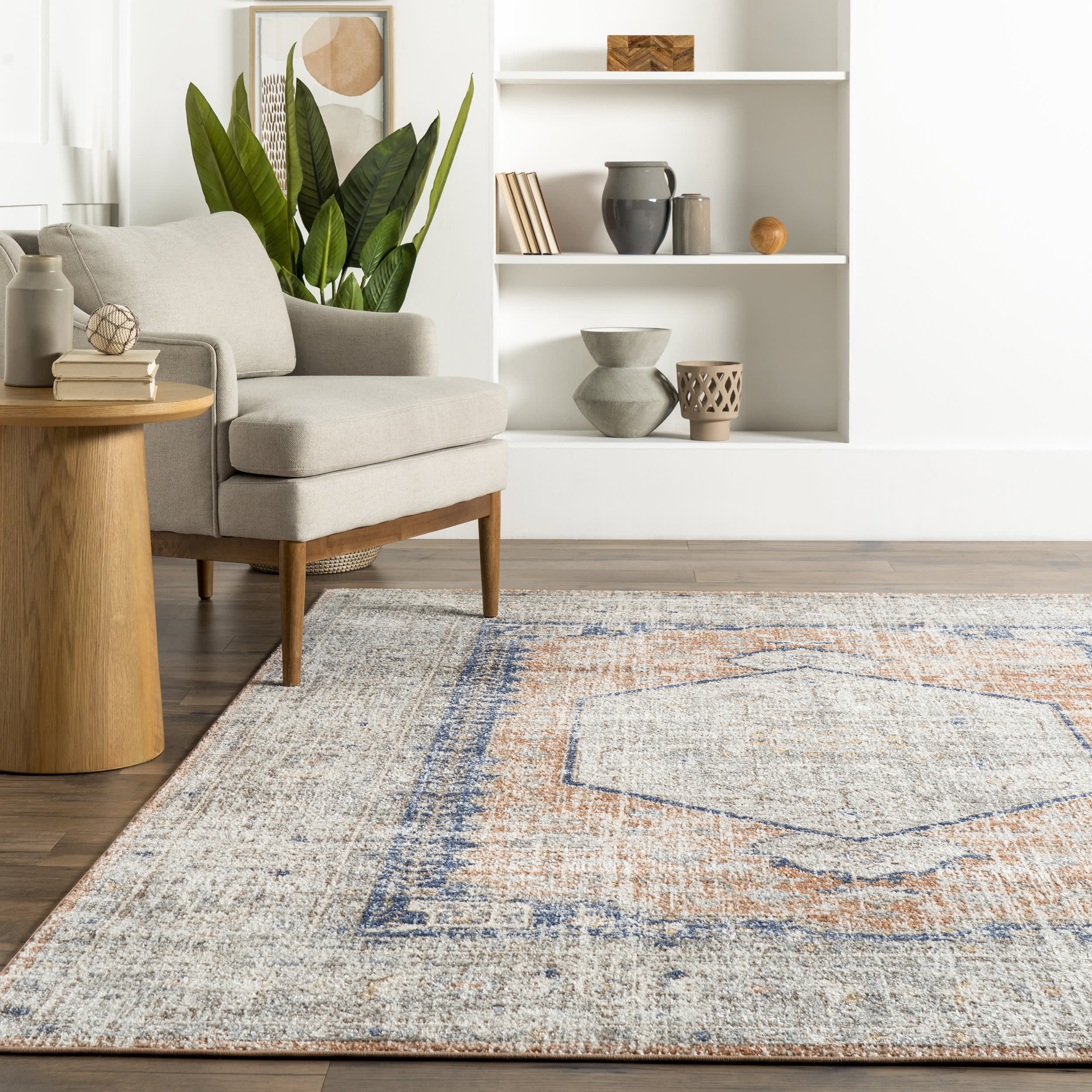 Florid Dreams Rug | Peach - Image 4