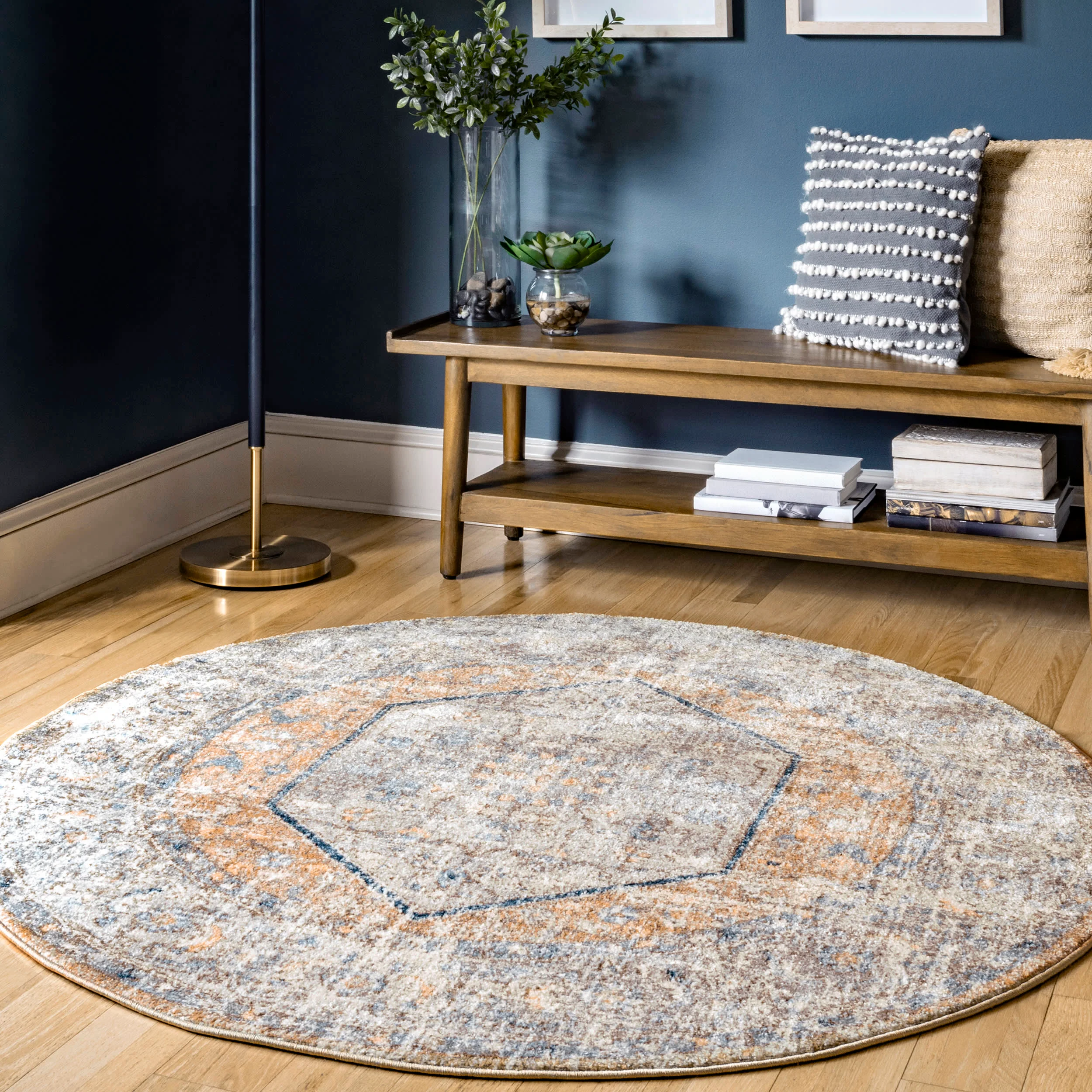 Florid Dreams Rug | Peach - Image 2