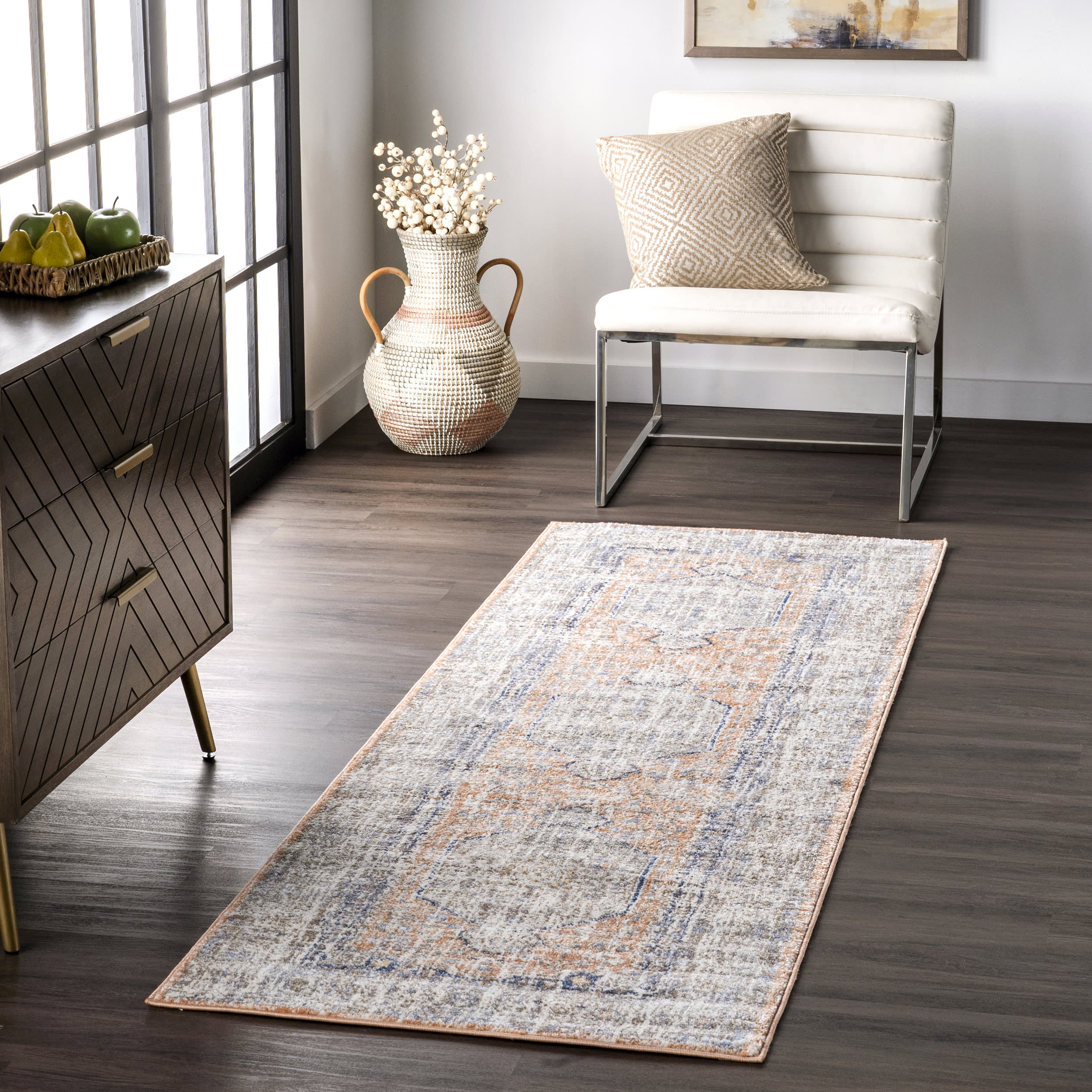 Florid Dreams Rug | Peach - Image 2