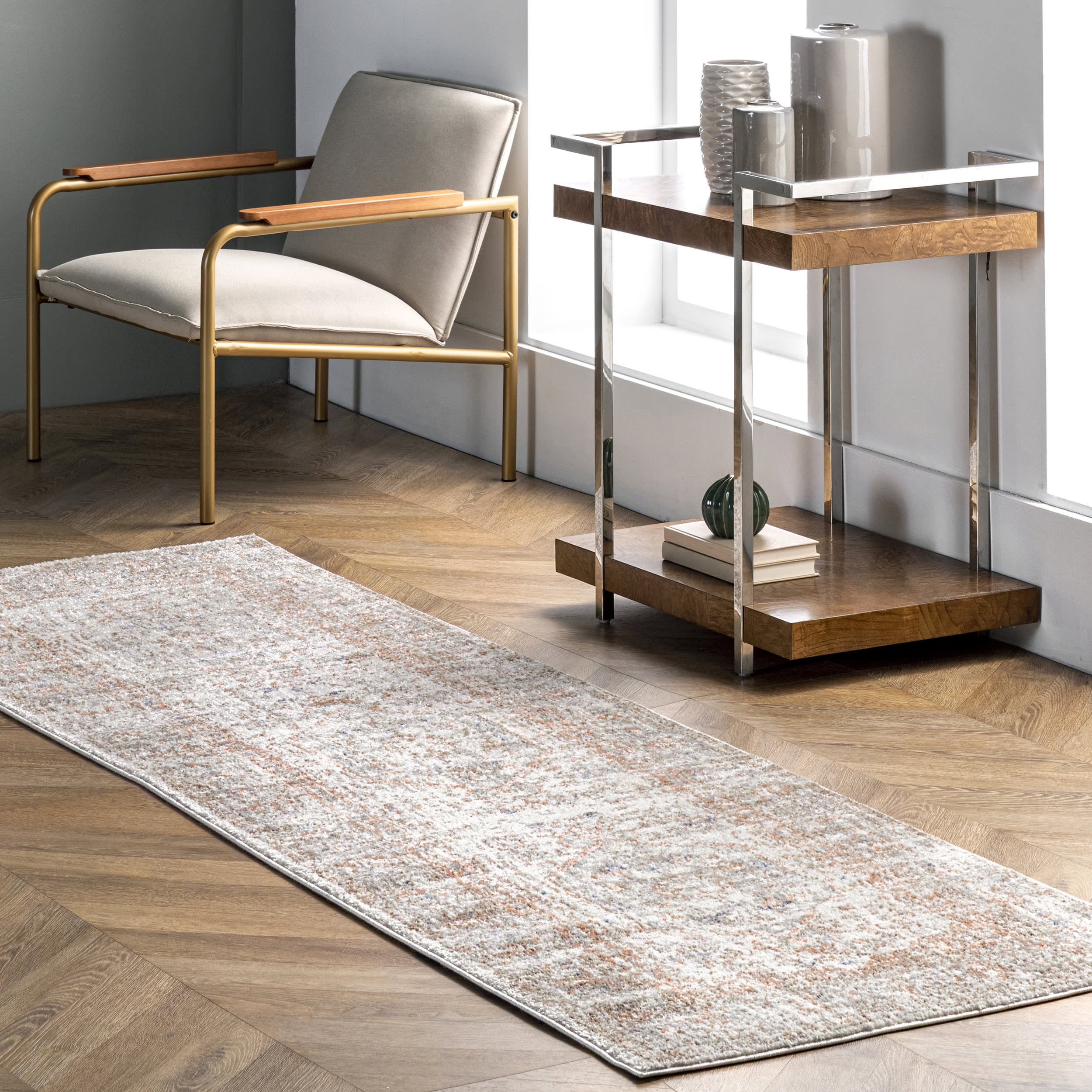 Florid Dreams Rug | Silver - Image 2