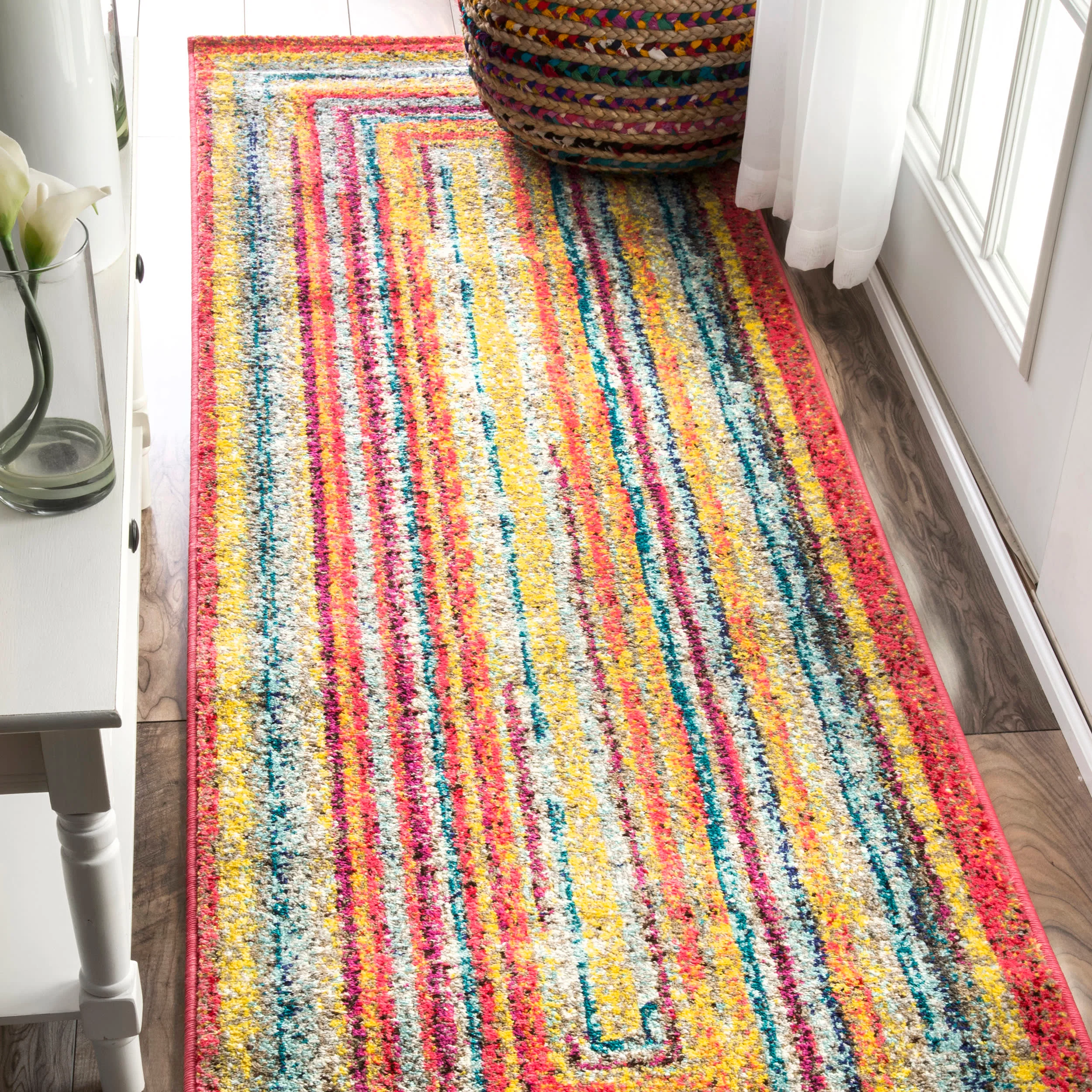 Florid Labyrinth Rug | Multicolor - Image 2