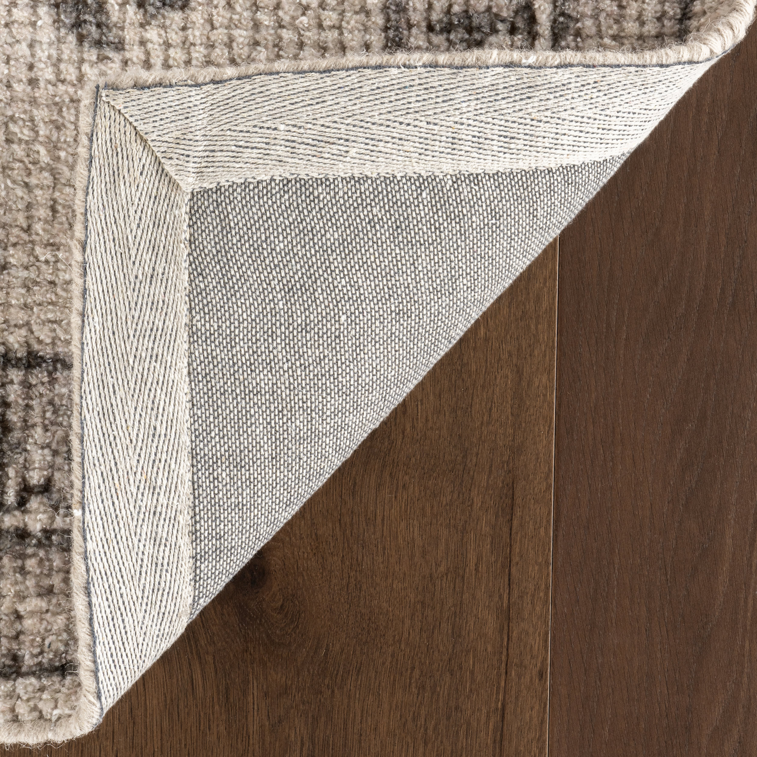 Floris Hand Tufted Floral Wool-Blend Rug | Light Beige - Image 6