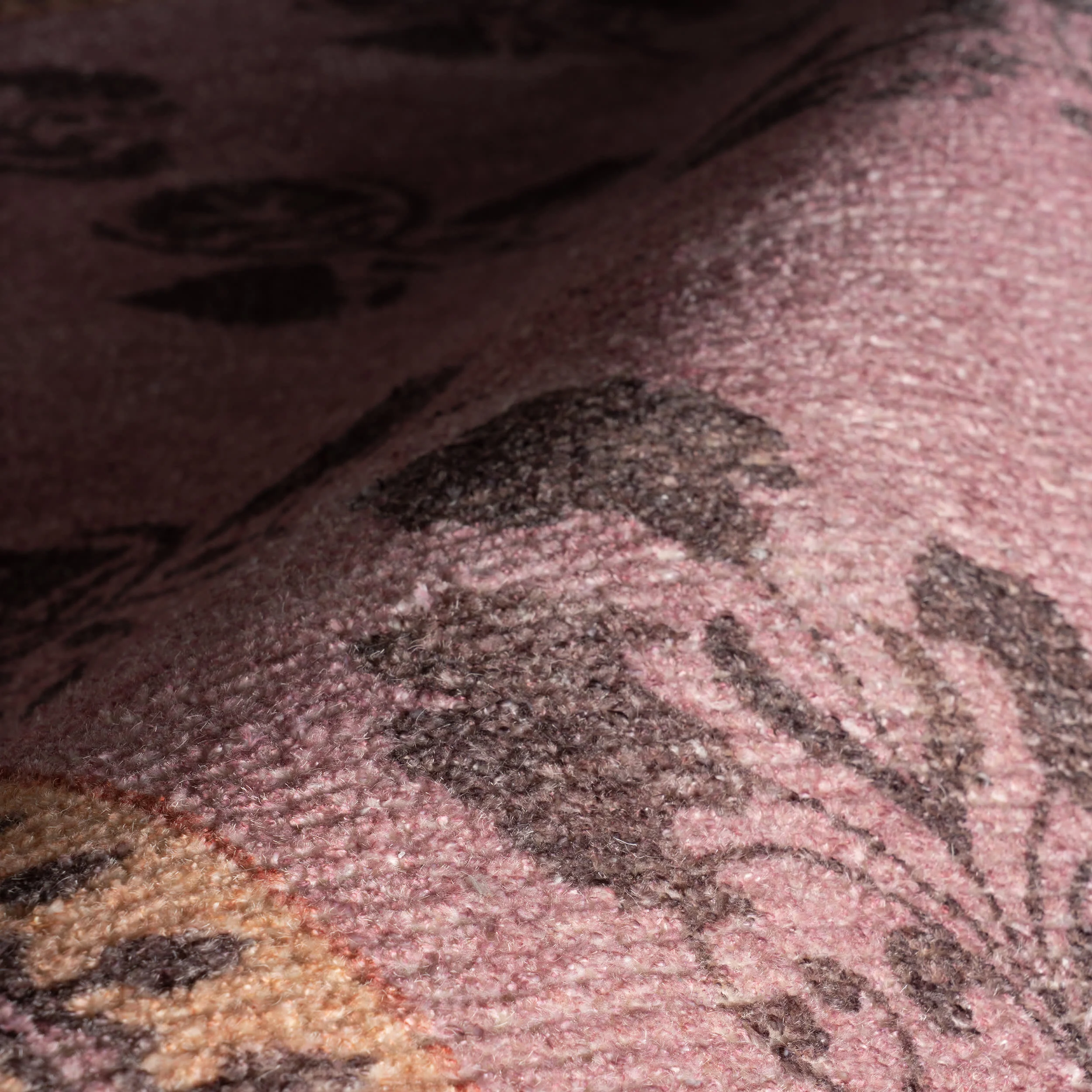 Floris Hand Tufted Floral Wool-Blend Rug | Pink - Image 3