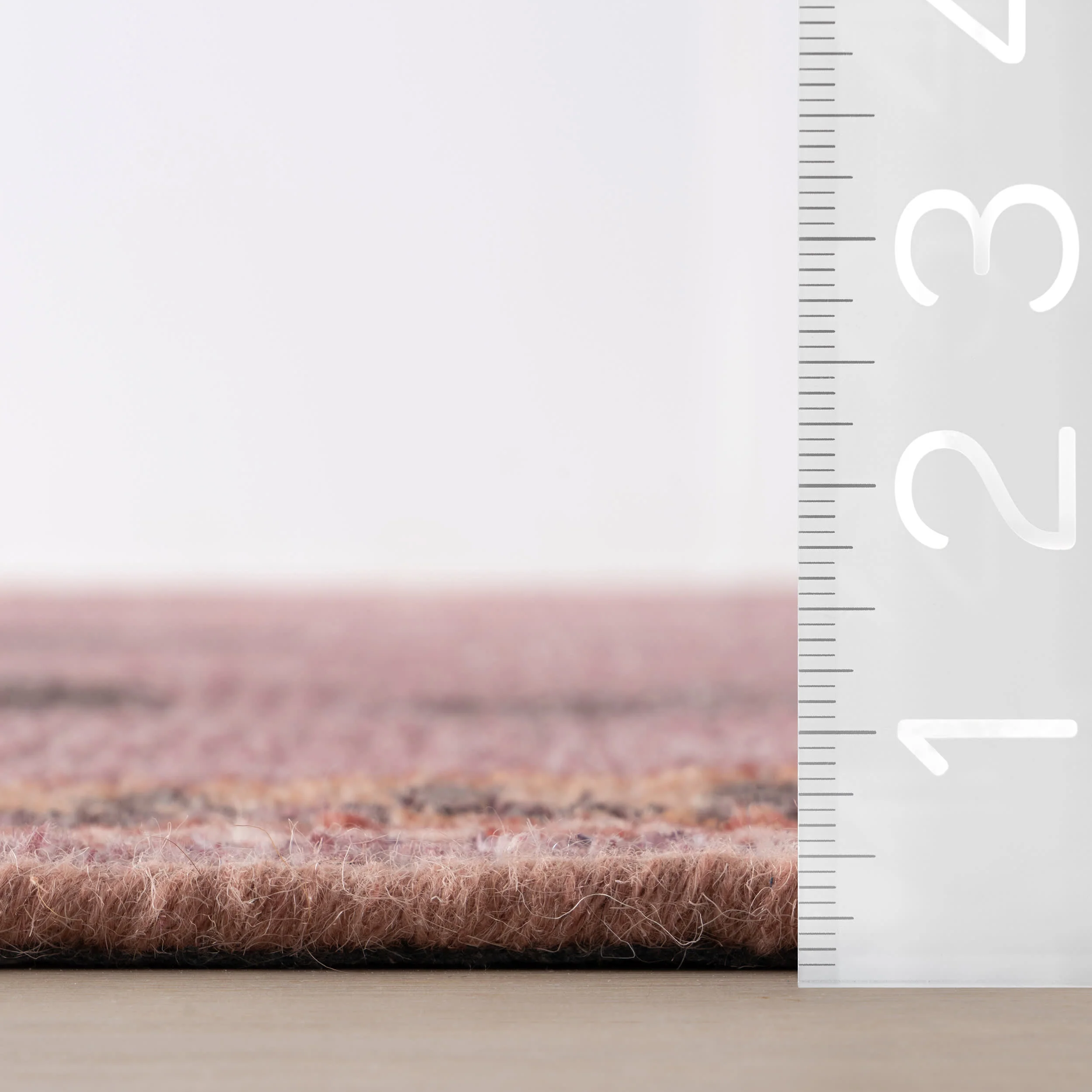 Floris Hand Tufted Floral Wool-Blend Rug | Pink - Image 6