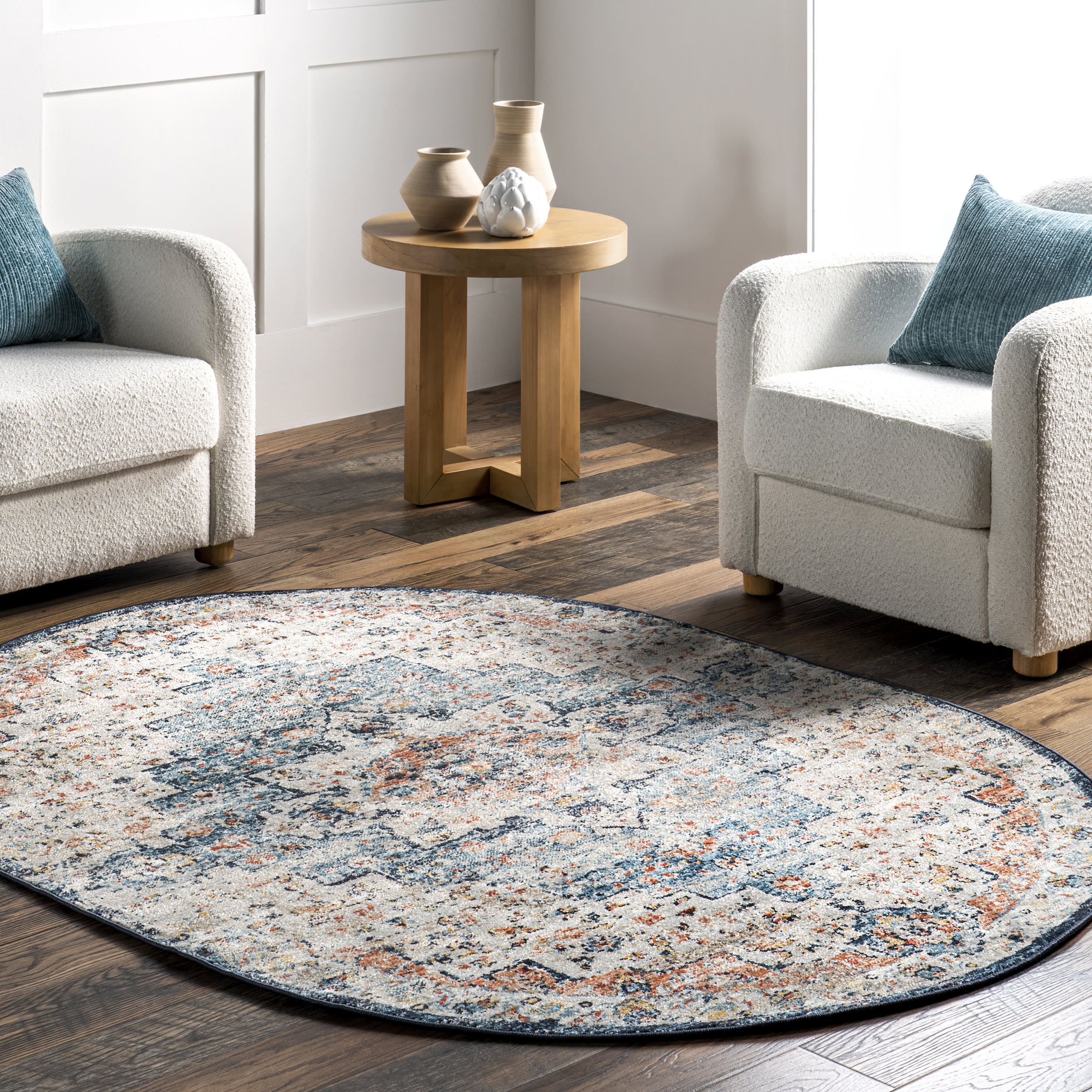 Flourishing Medallion Rug | Multicolor - Image 2