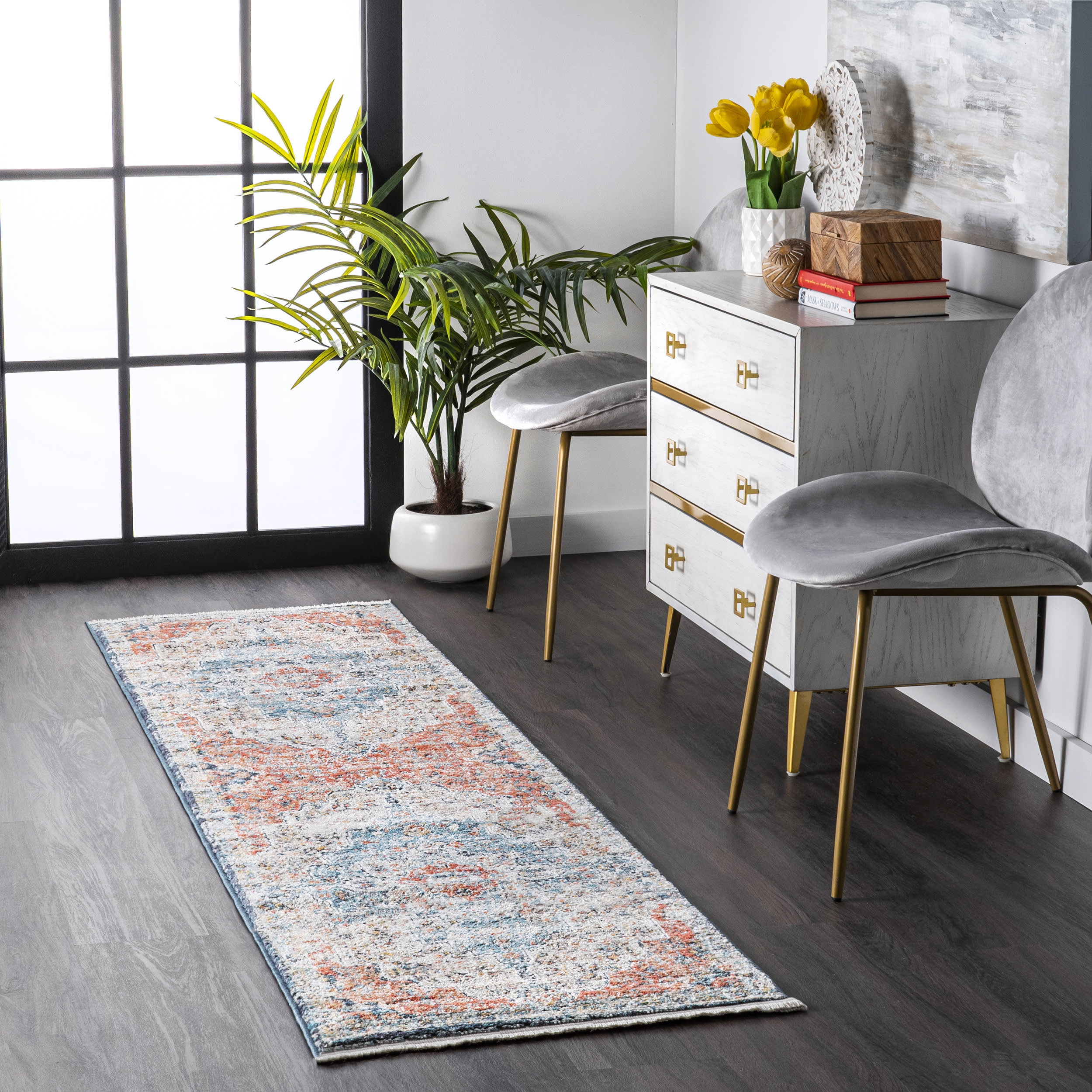 Flourishing Medallion Rug | Multicolor - Image 2