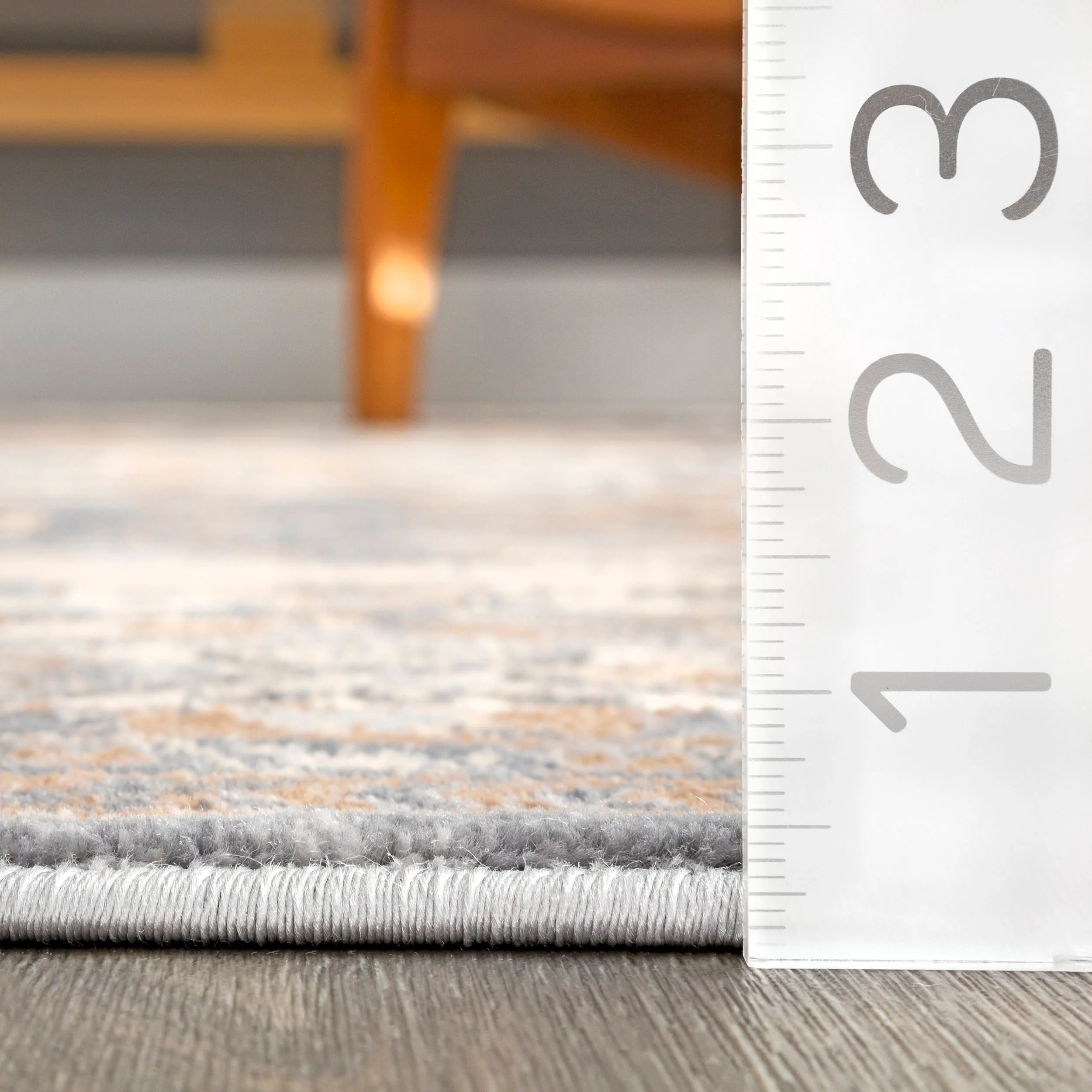 Flowery Medallion Rug | Beige - Image 5