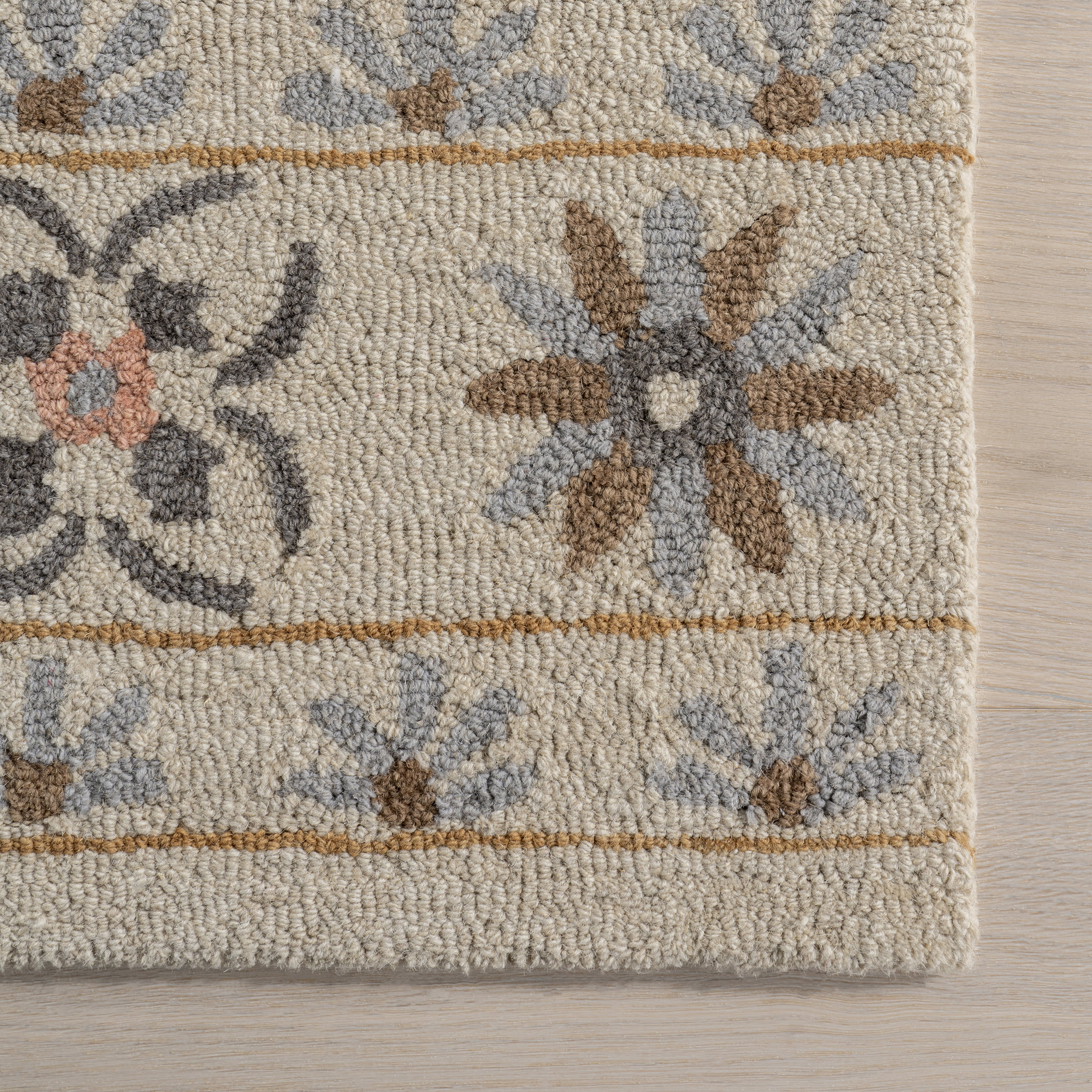 Folklore Wool Rug | Multicolor - Image 4