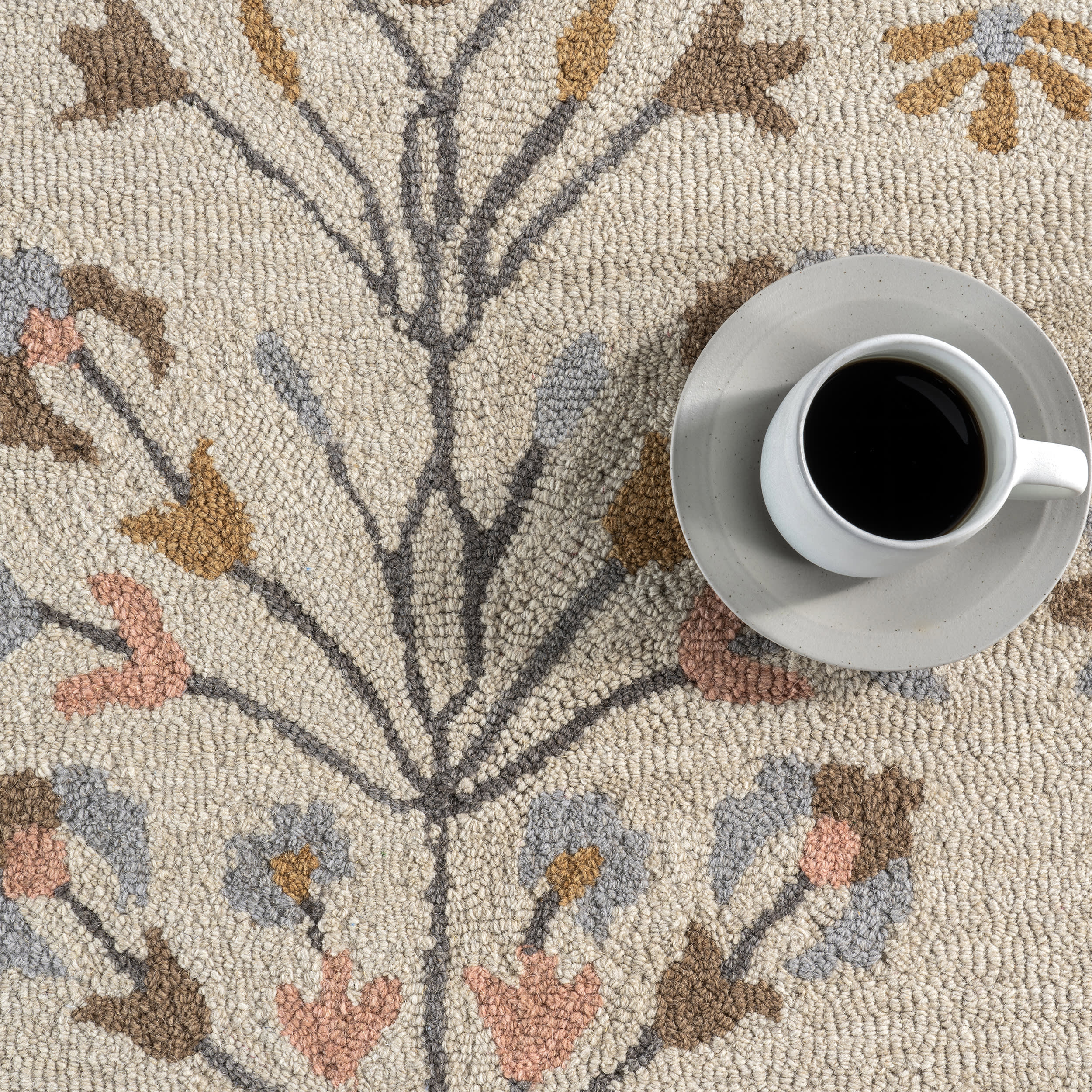 Folklore Wool Rug | Multicolor - Image 7