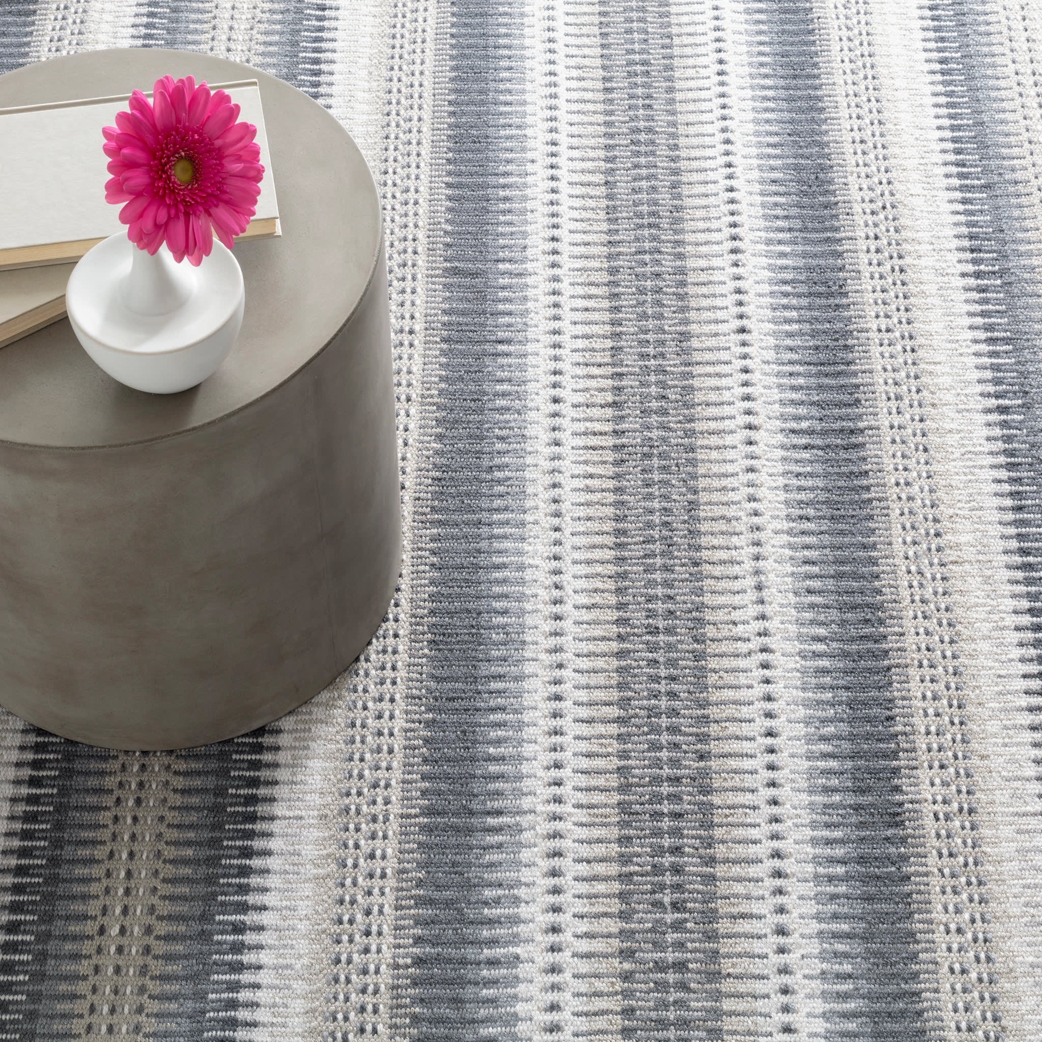 Folly Handwoven Indoor/Outdoor Rug | Grey - Image 3