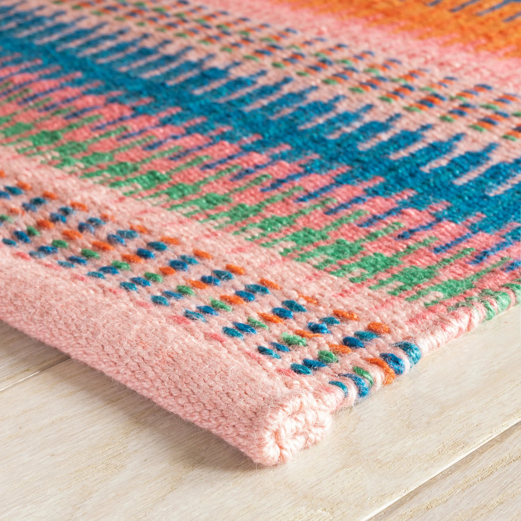 Folly Handwoven Indoor/Outdoor Rug | Multi - Image 4