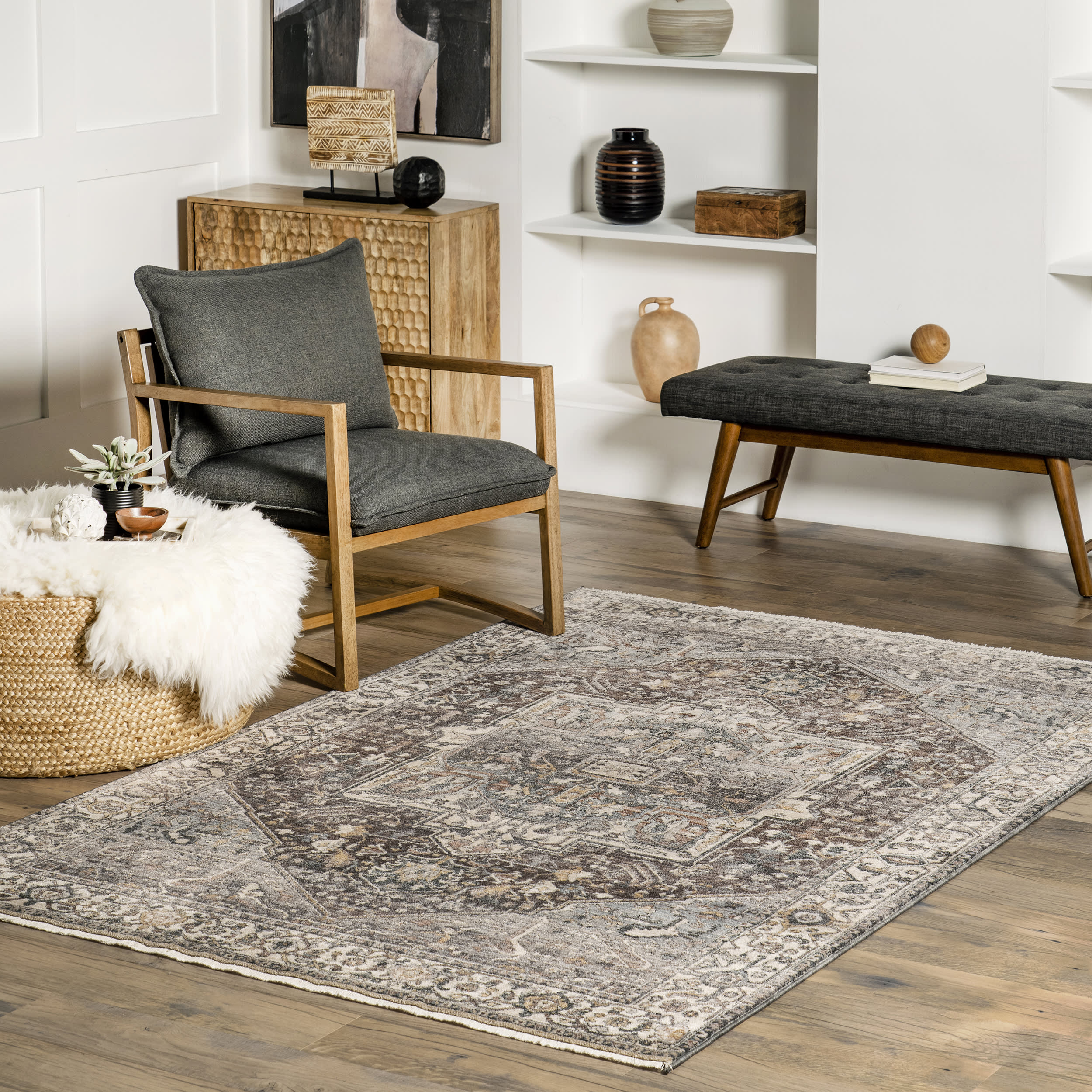 Forever Vintage Rug | Dark Grey - Image 2