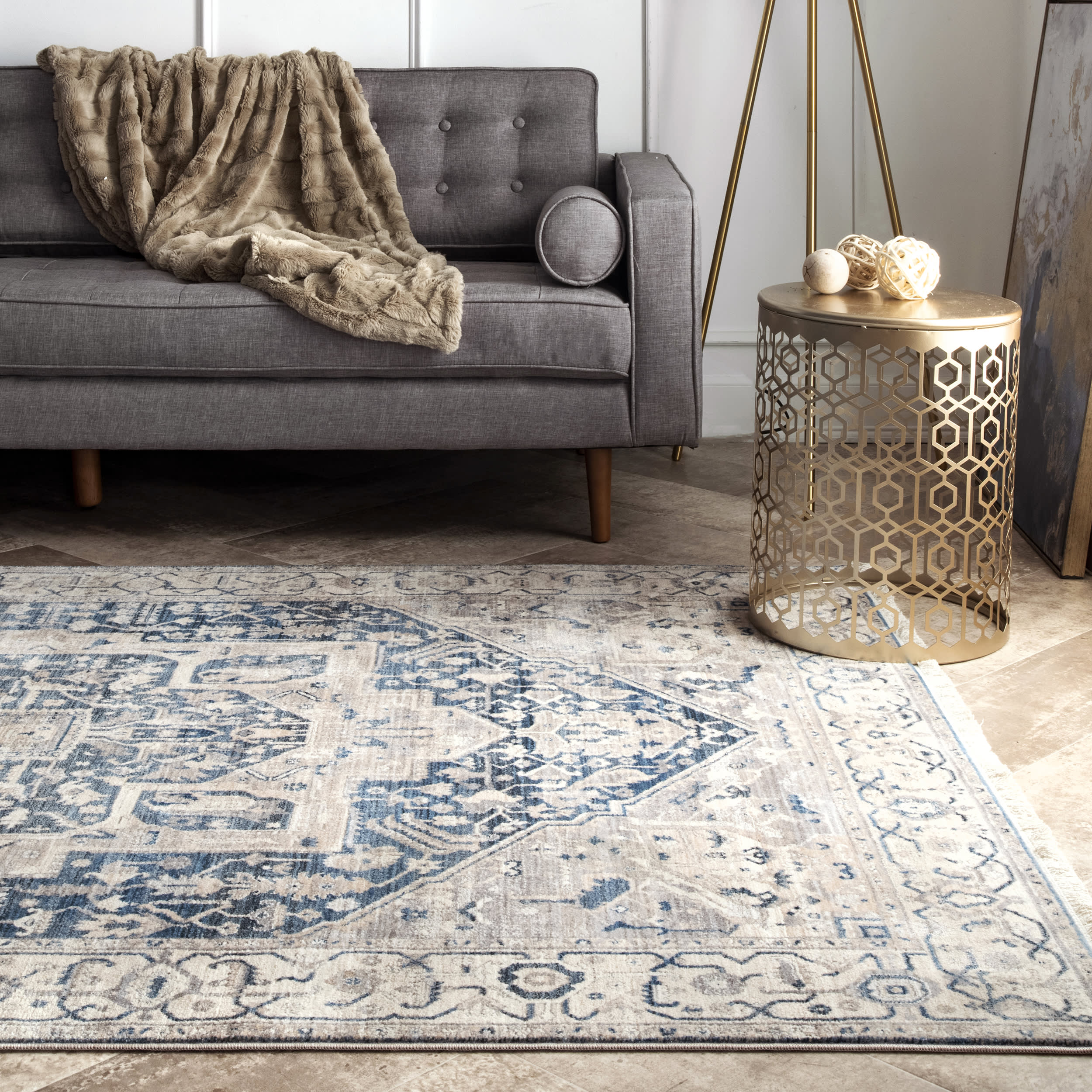 Forever Vintage Rug | Grey - Image 4