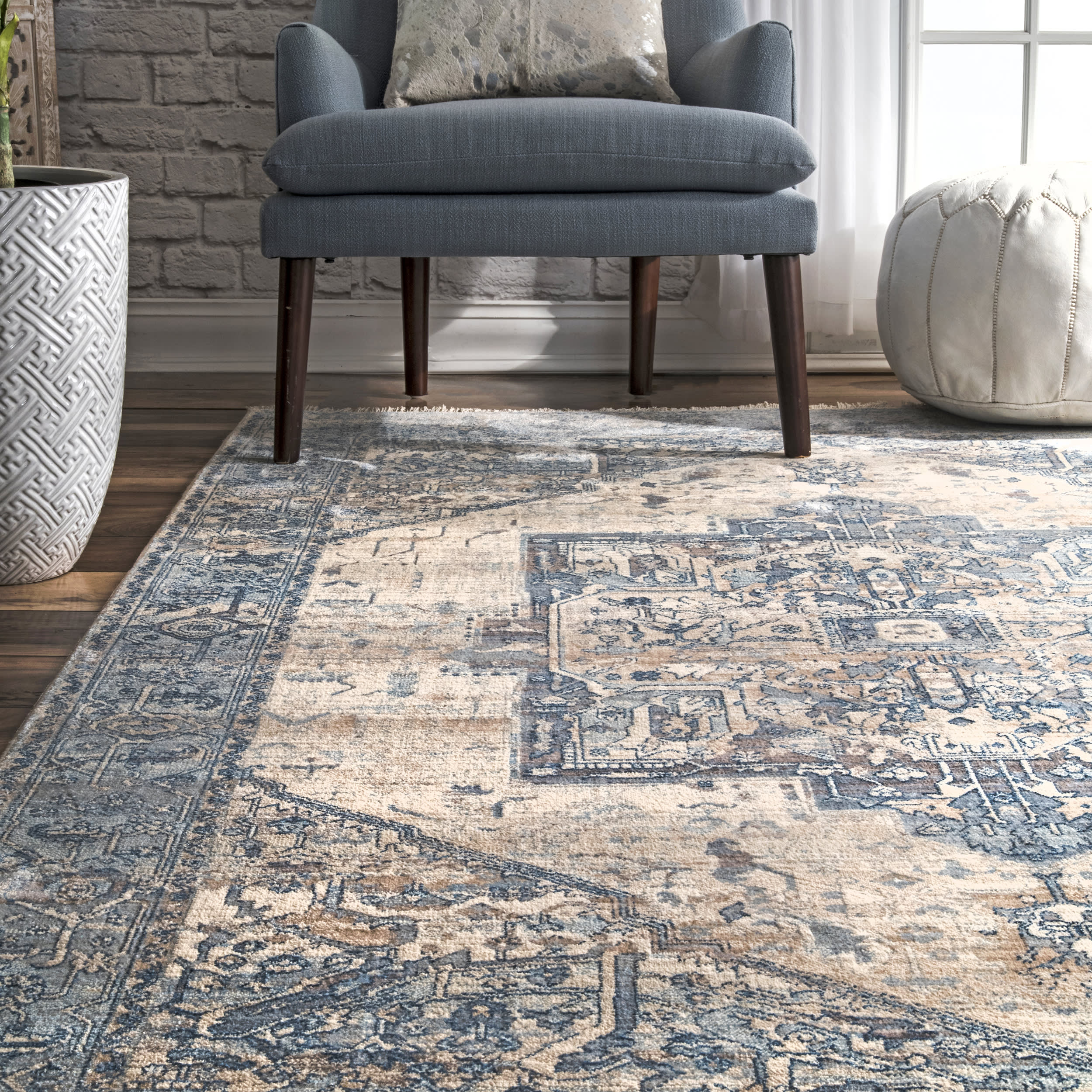 Forever Vintage Rug | Light Blue - Image 4