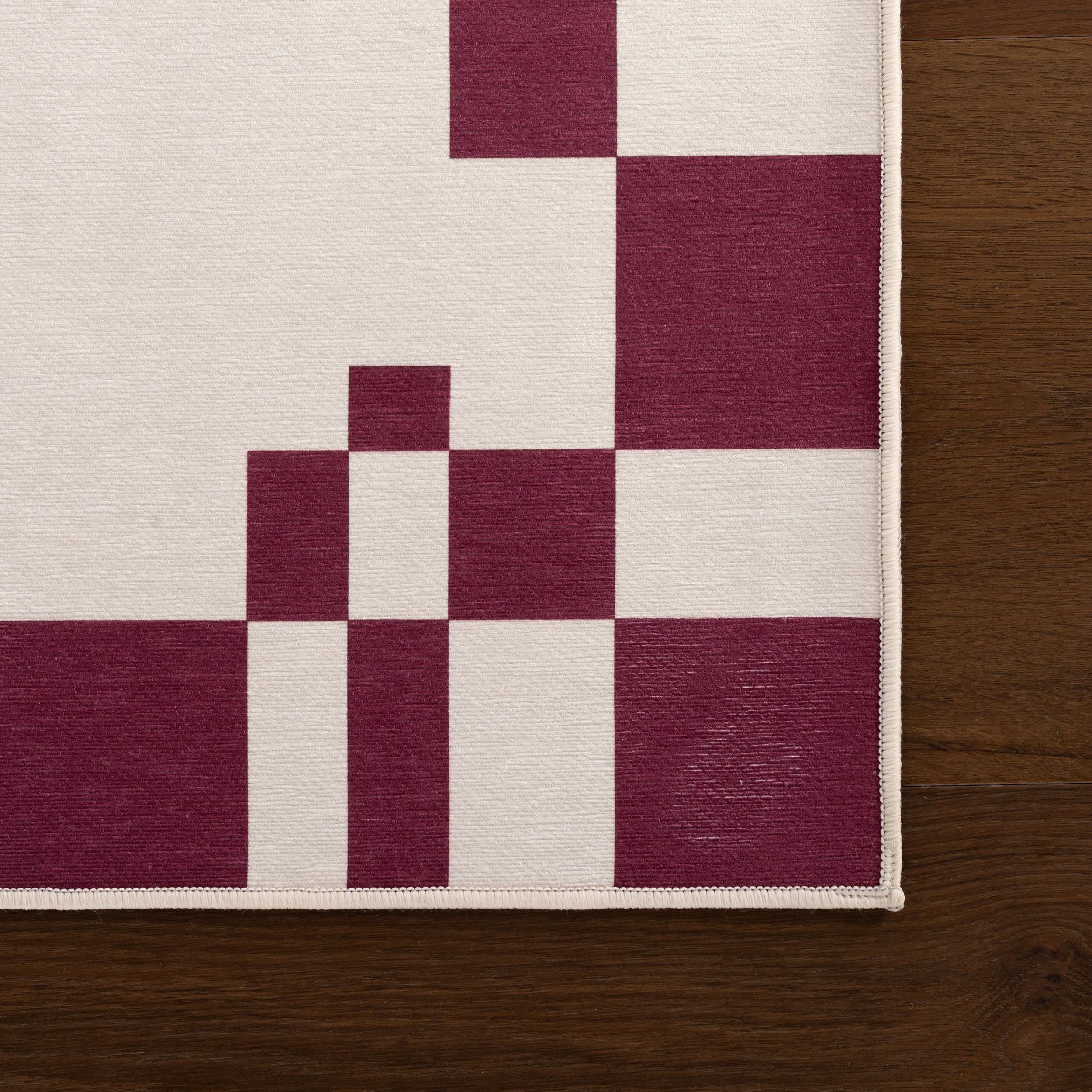 Framed In Motion Bordered Washable Rug by Society6 | Ivory - Image 4