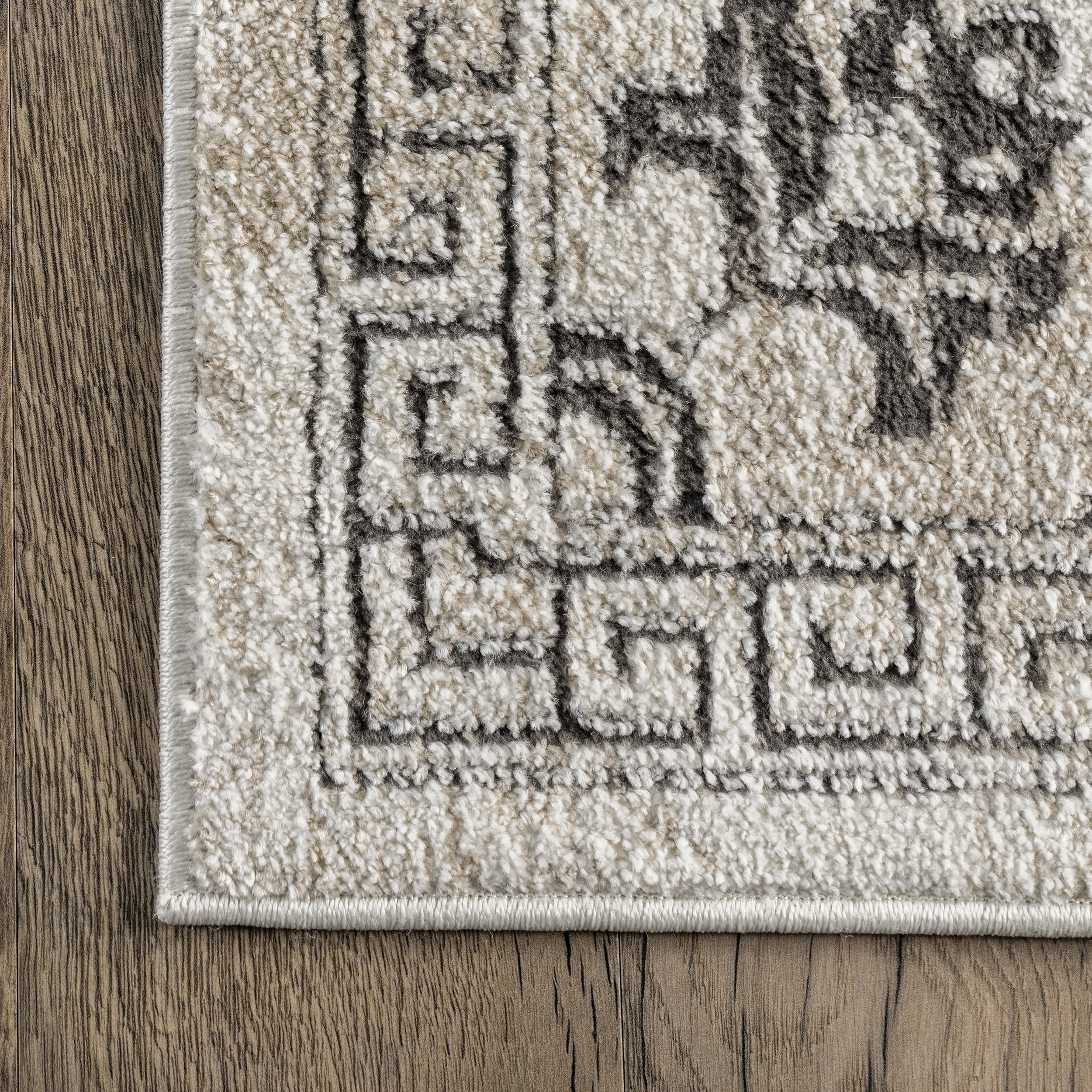 Francine Blooming Medallion Rug | Grey - Image 3