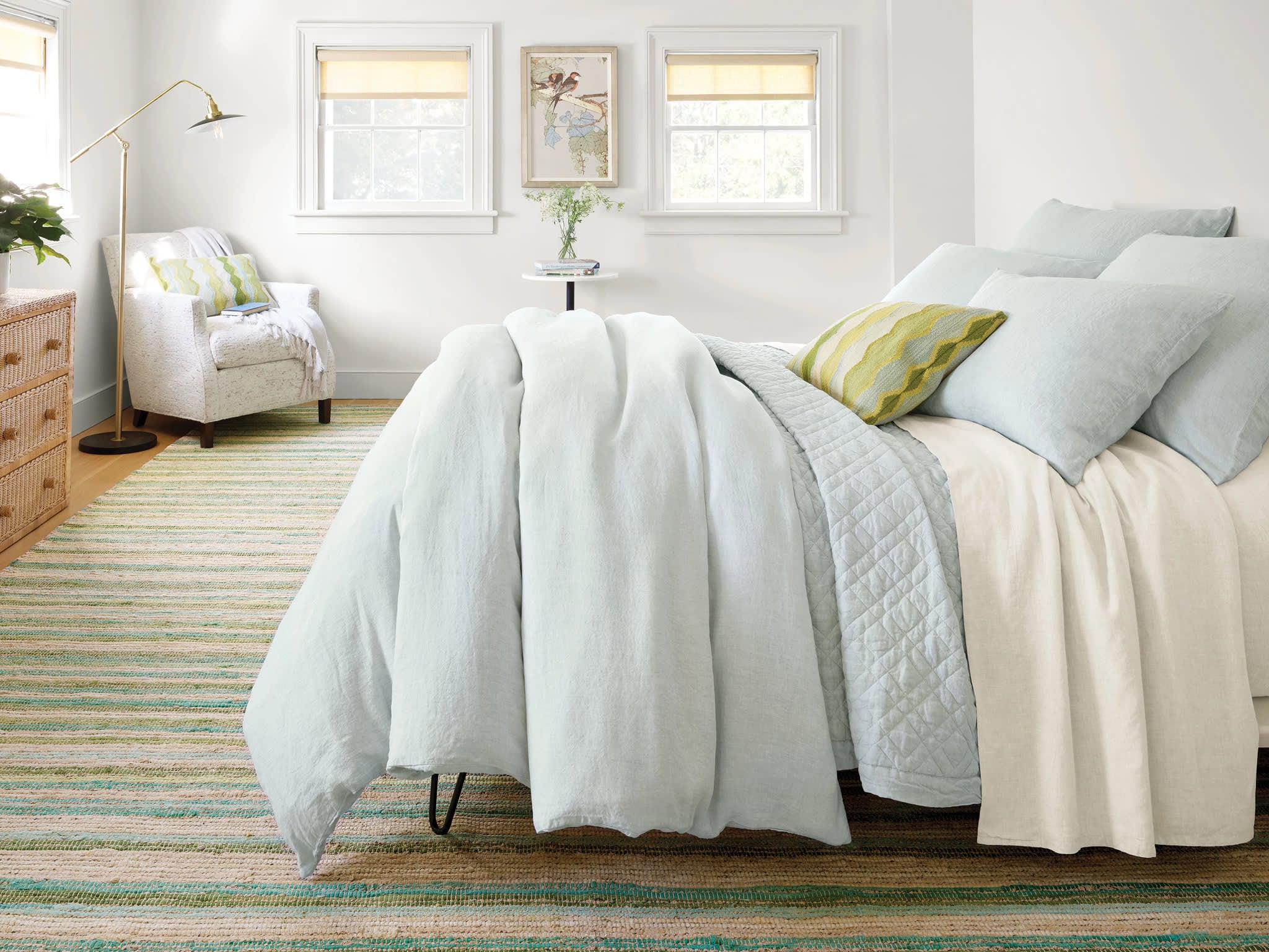 Lush Linen Pillowcases | Sky - Image 2