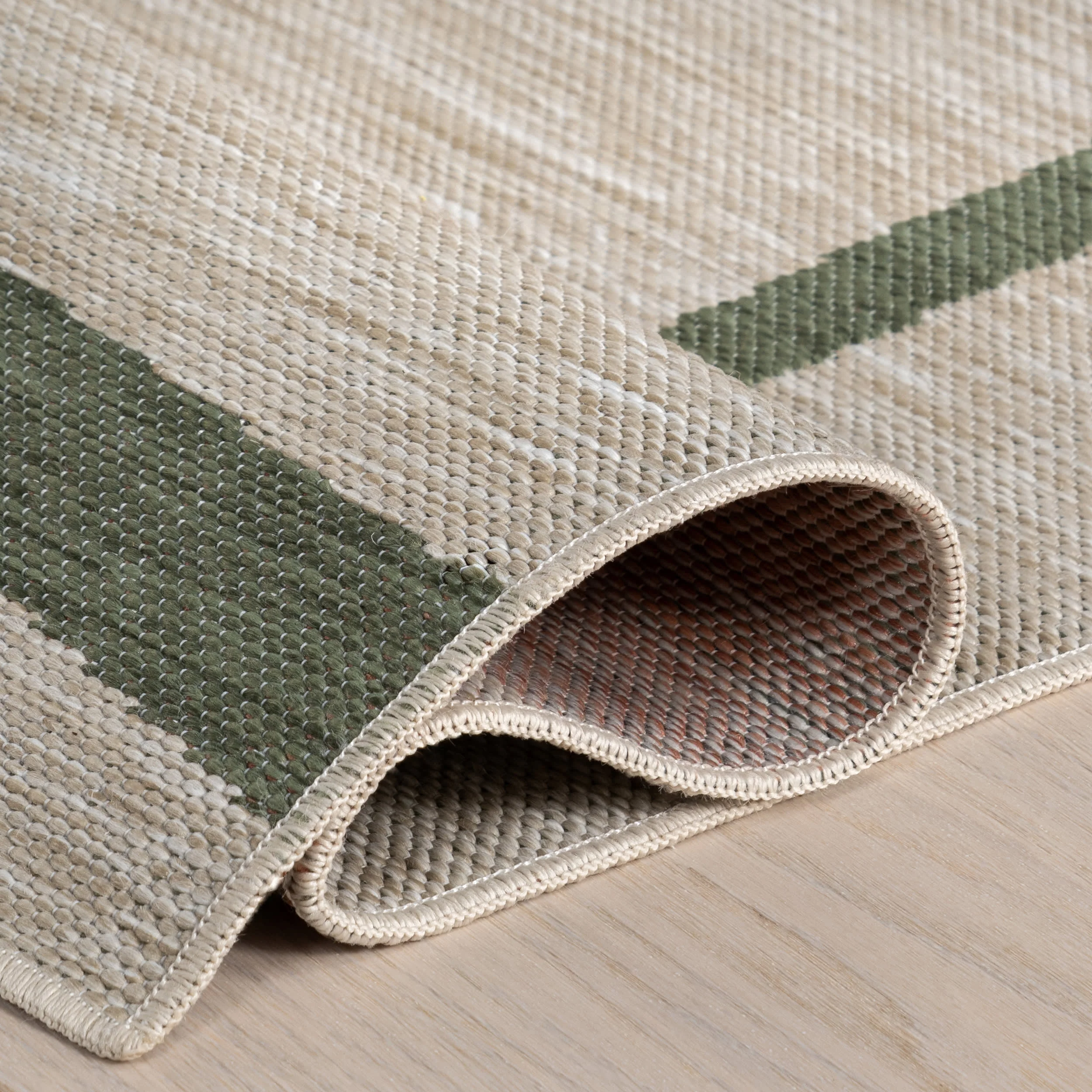 Frankie Zen Lined Indoor/Outdoor Rug | Green - Image 10