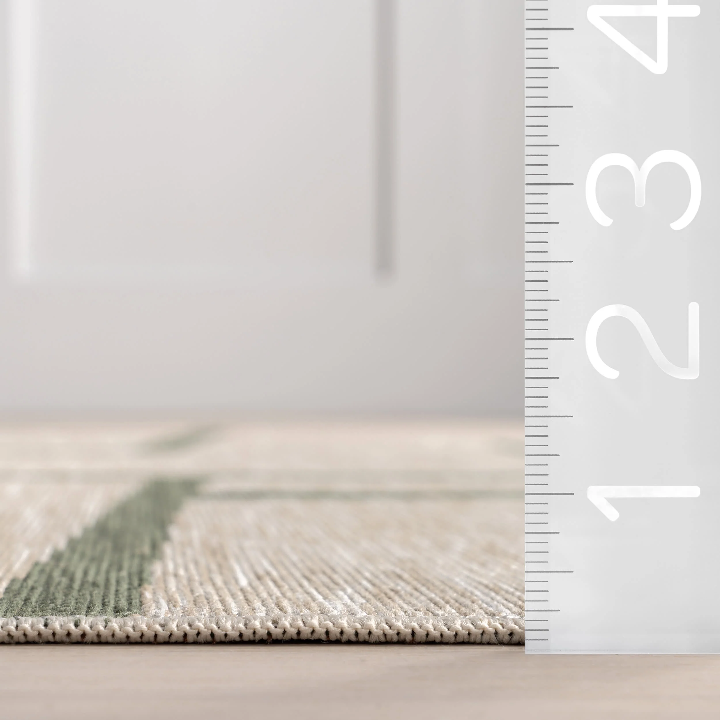 Frankie Zen Lined Indoor/Outdoor Rug | Green - Image 6