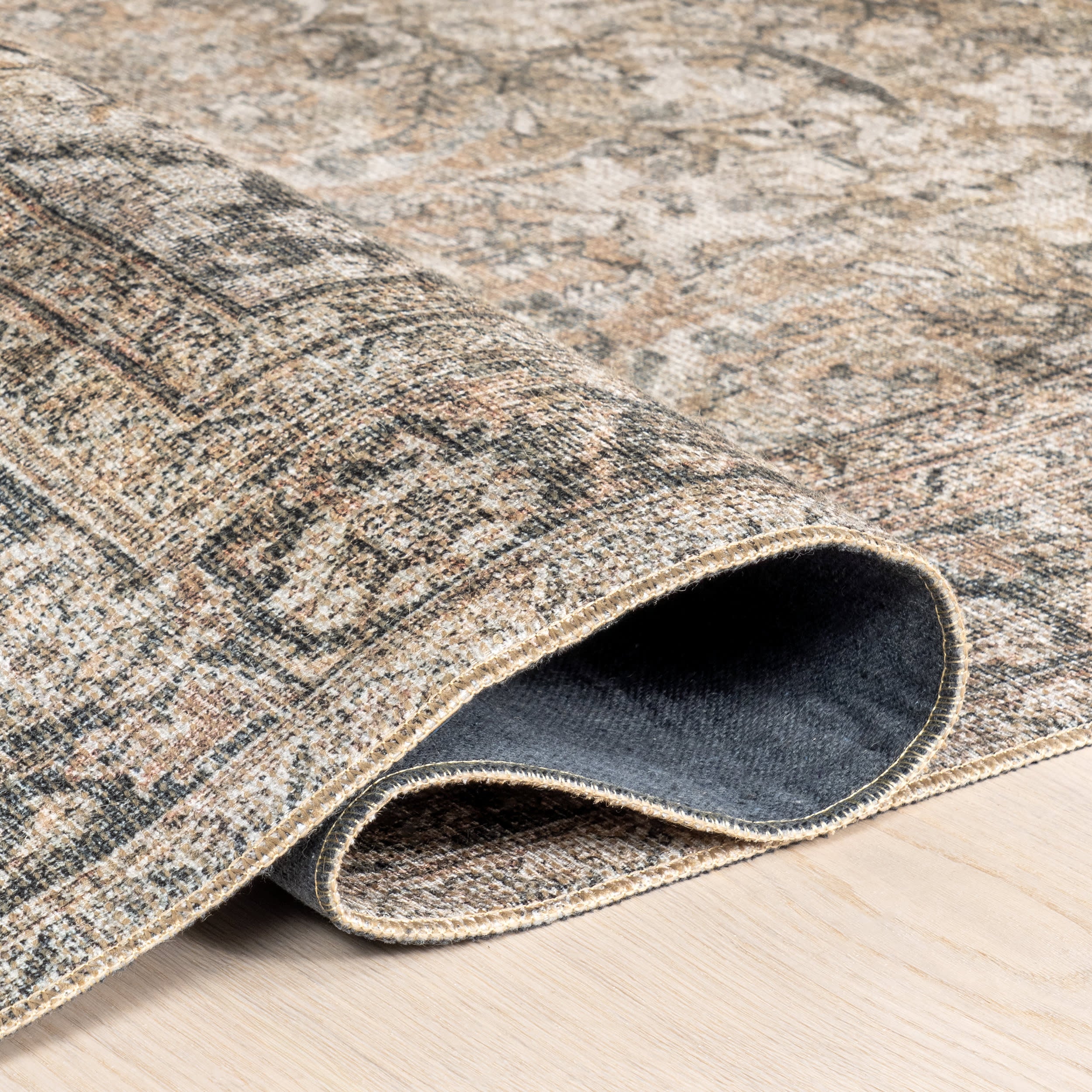 Frenchtown Antiqued Jute-Blend Rug | Dark Beige - Image 11