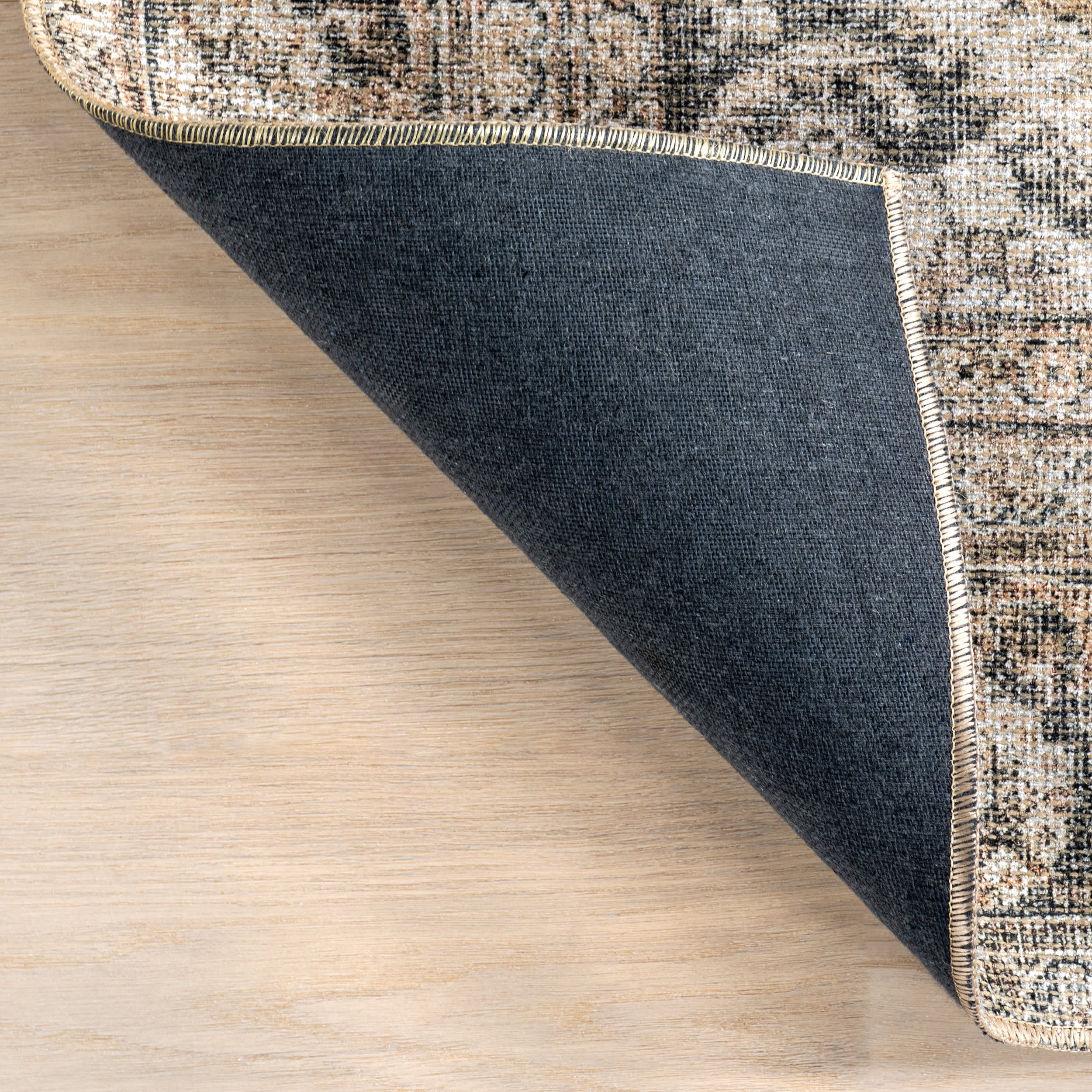 Frenchtown Antiqued Jute-Blend Rug | Dark Beige - Image 8