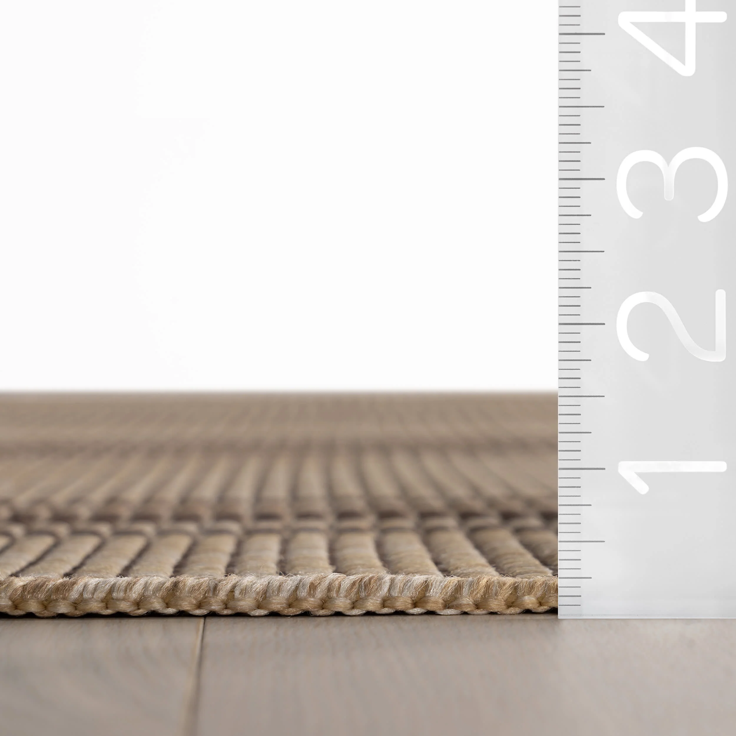 Fresa Coastal Striped Indoor/Outdoor Rug | Brown - Image 4