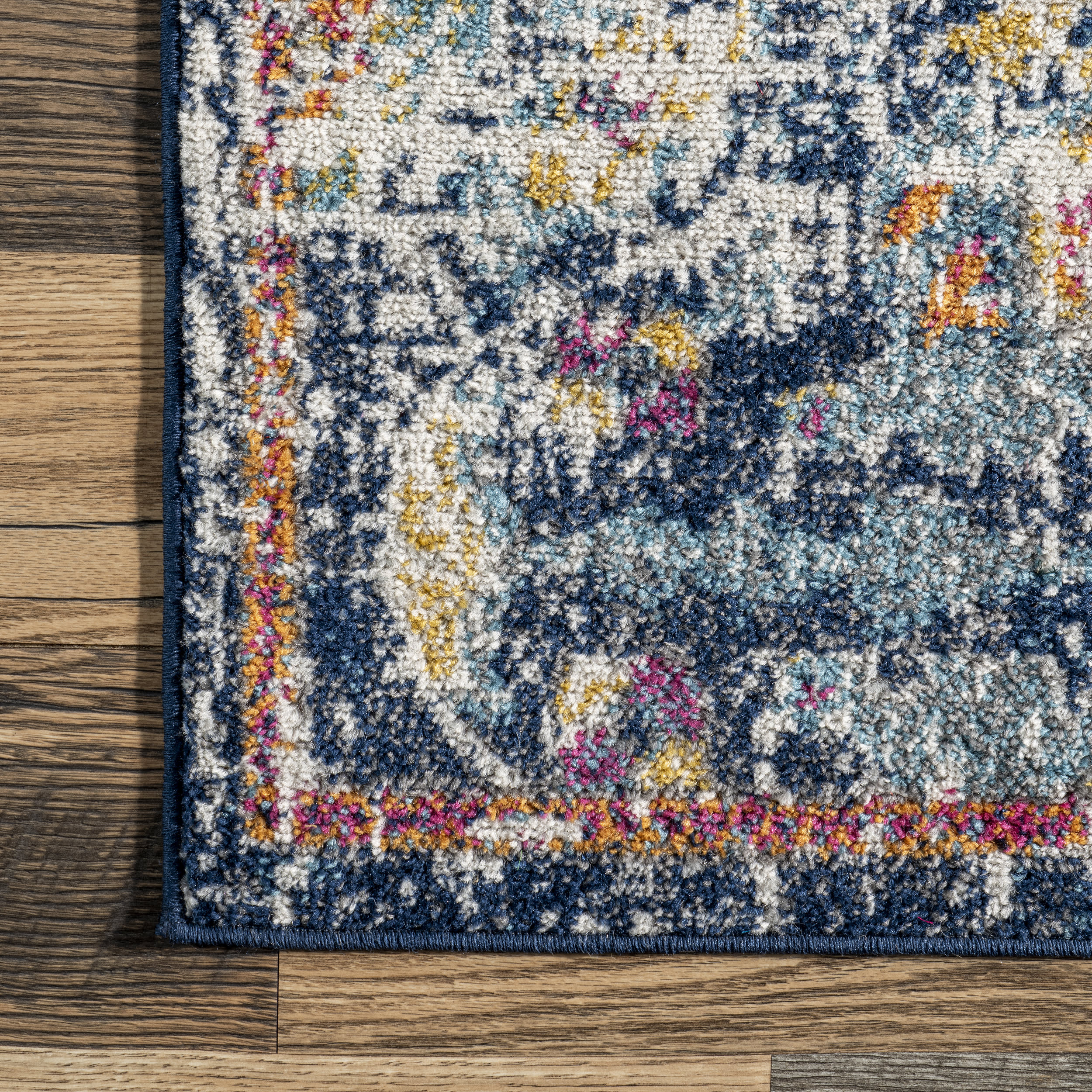 Frilly Corinthian Medallion Rug | Multicolor - Image 3