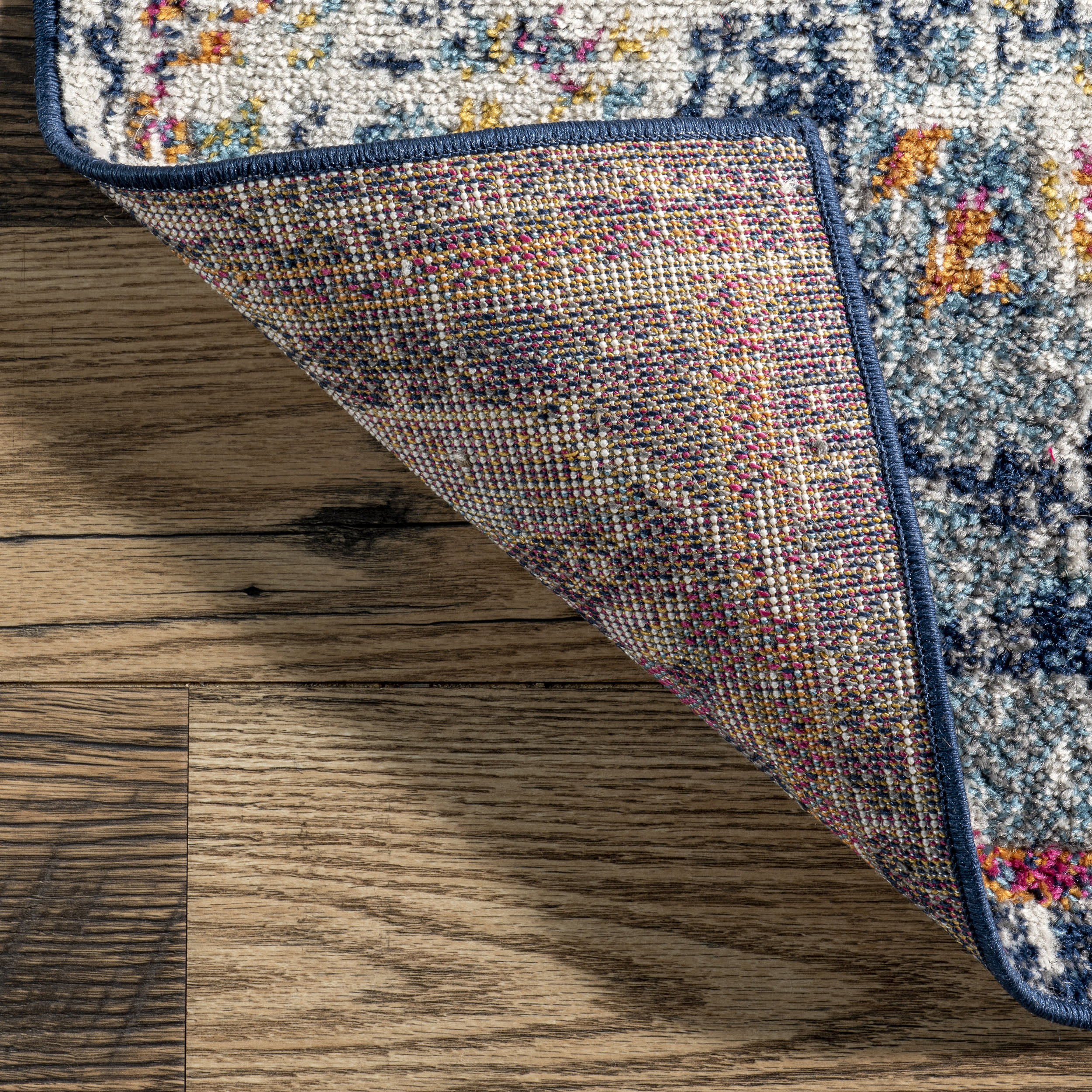 Frilly Corinthian Medallion Rug | Multicolor - Image 2