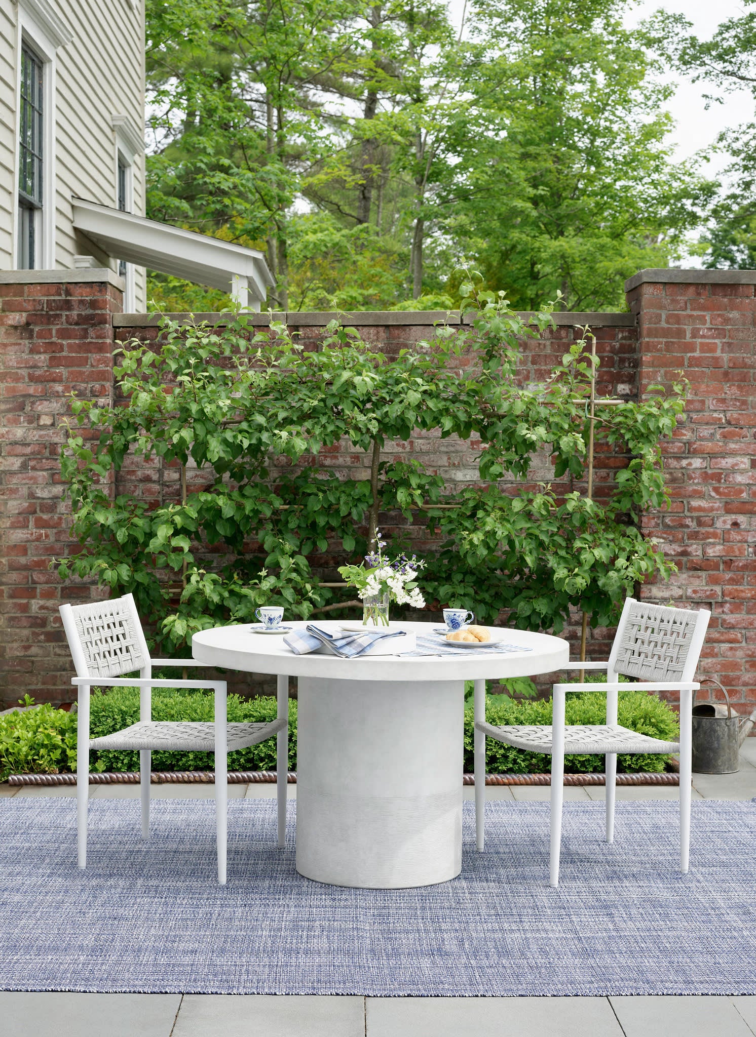 Fusion Handwoven Indoor/Outdoor Rug | Blue - Image 3