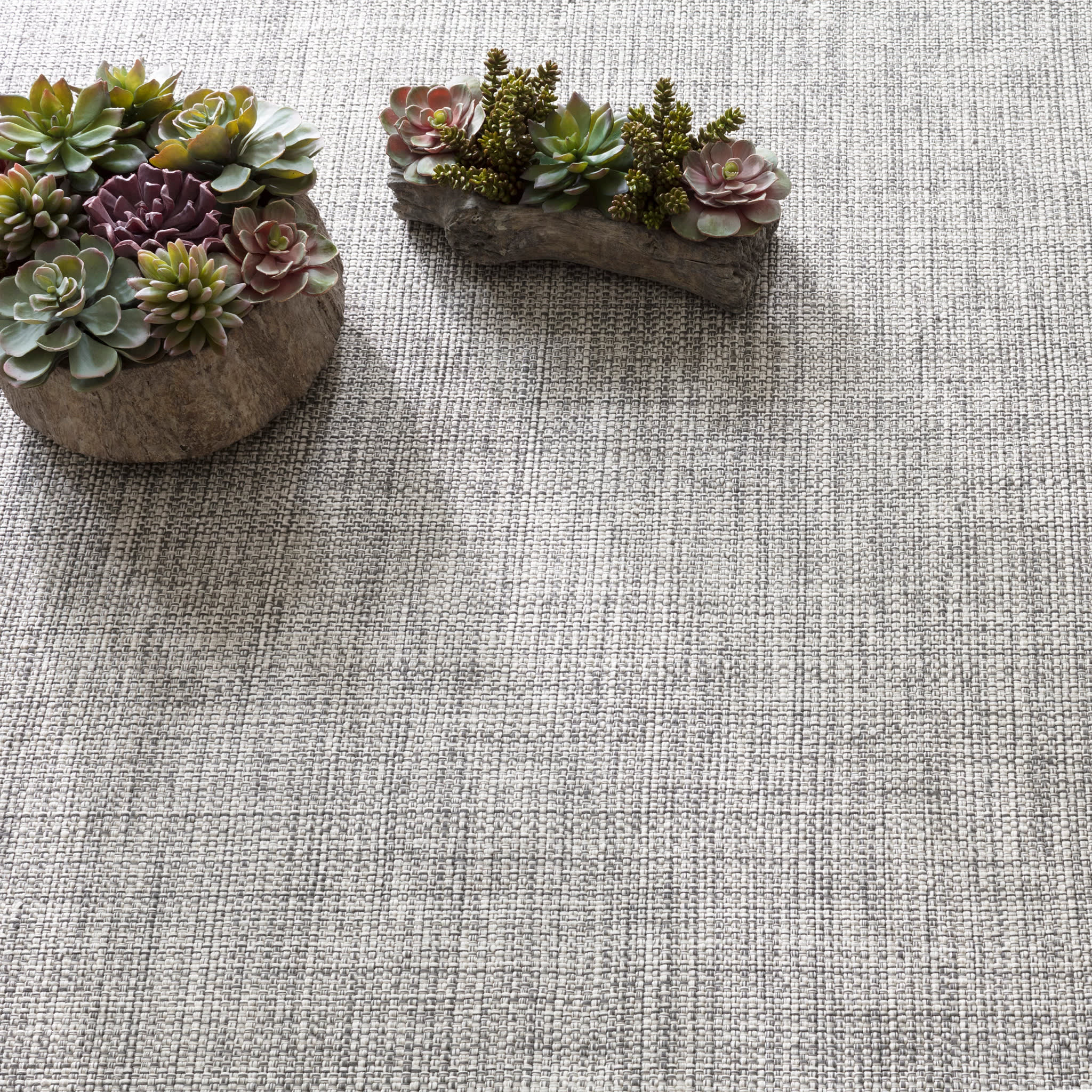 Fusion Handwoven Indoor/Outdoor Custom Rug | Grey - Image 4