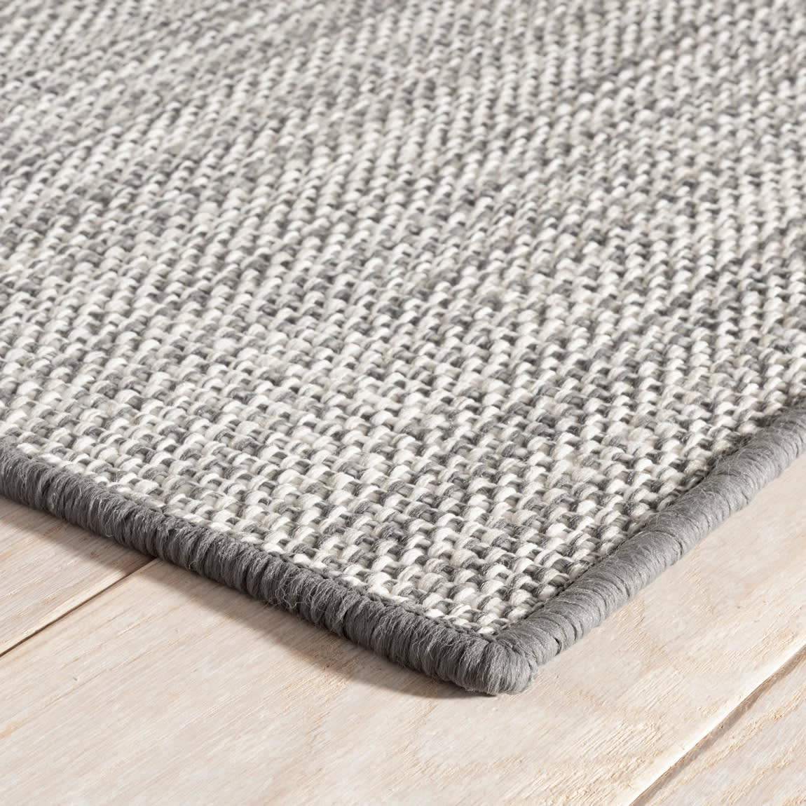 Fusion Handwoven Indoor/Outdoor Custom Rug | Grey - Image 6