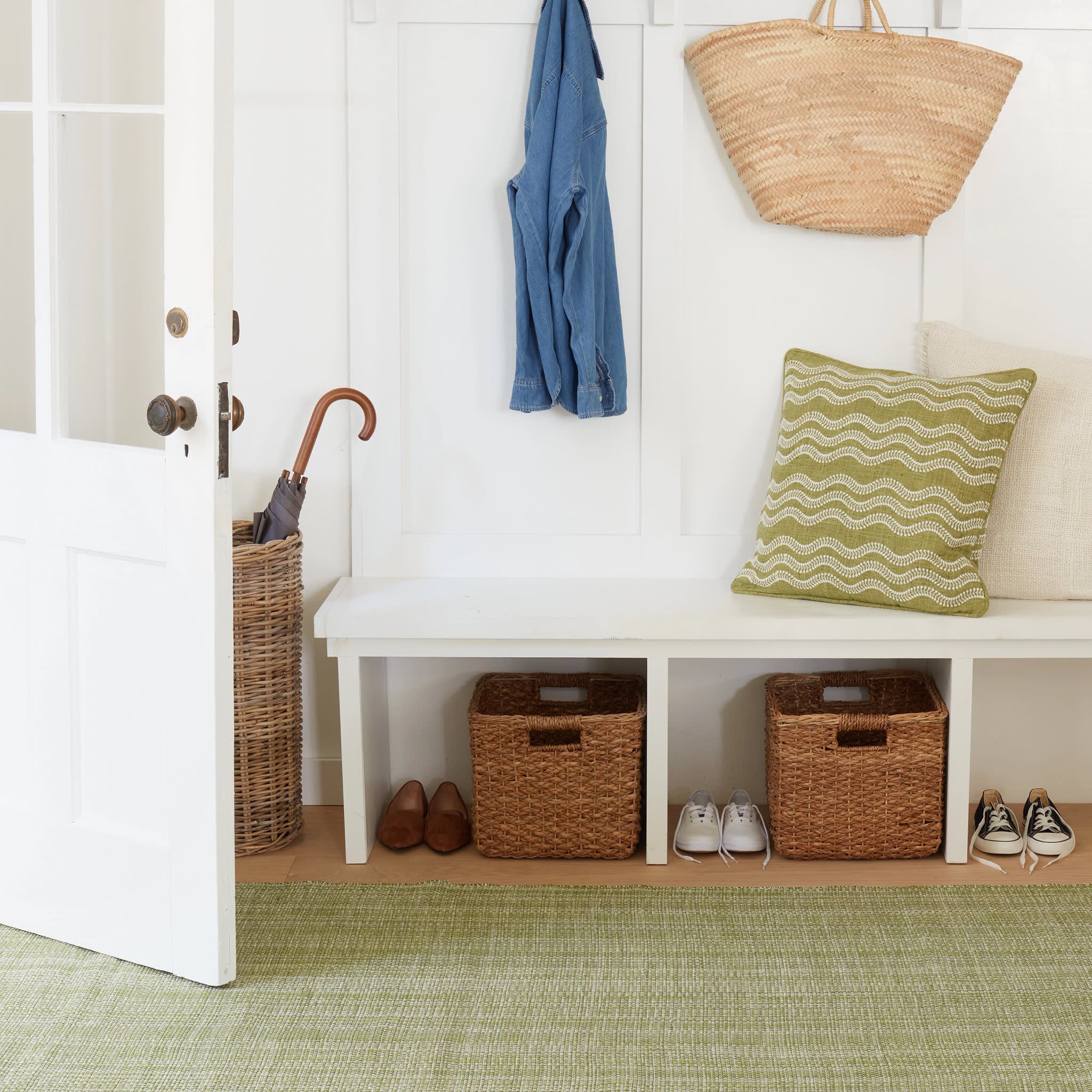 Fusion Handwoven Indoor/Outdoor Rug | Sage - Image 2