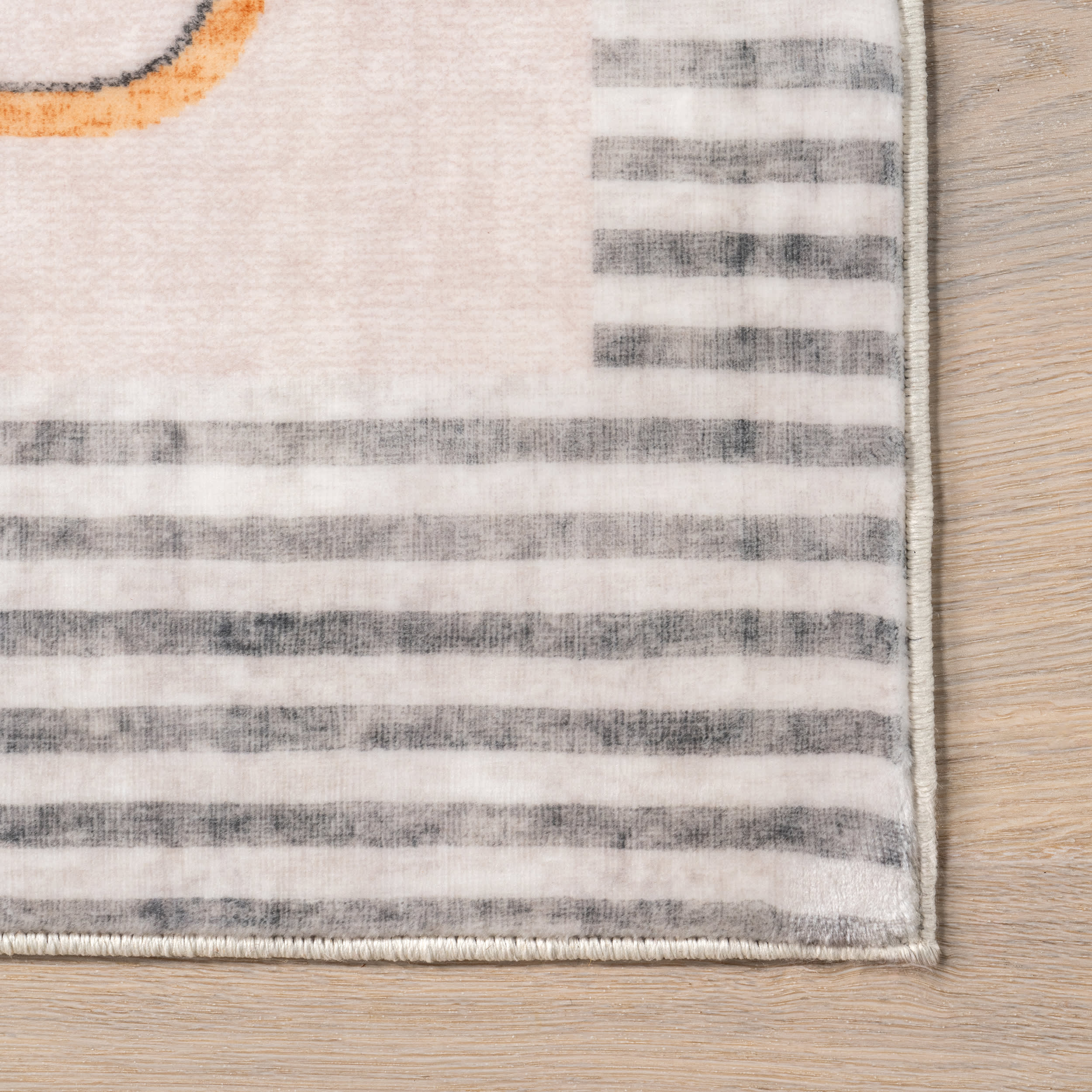 Gabrielle Gold Lined Moon Washable Rug | Multicolor - Image 3