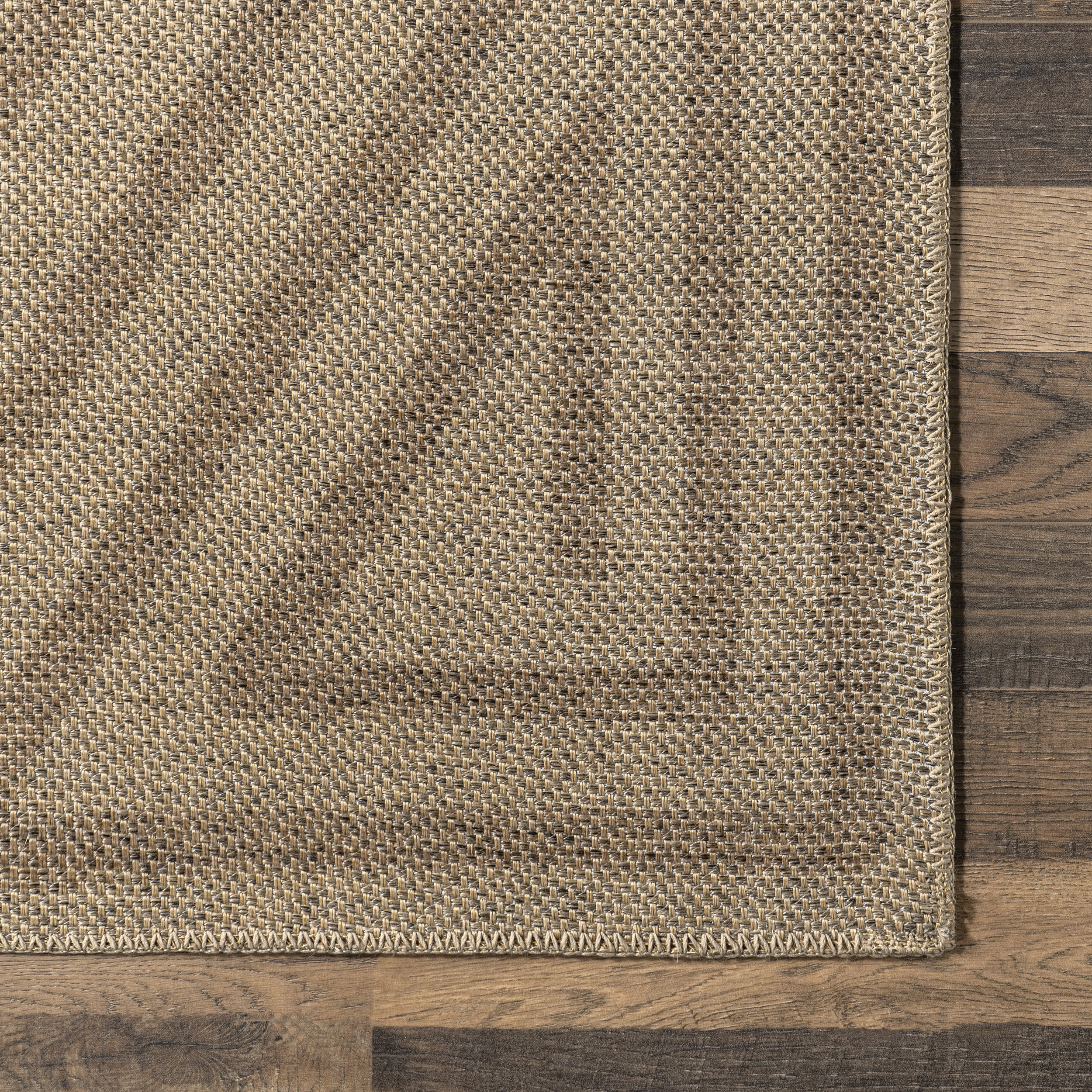 Gabriellia Easy-Jute Washable Maze Rug | Natural - Image 3