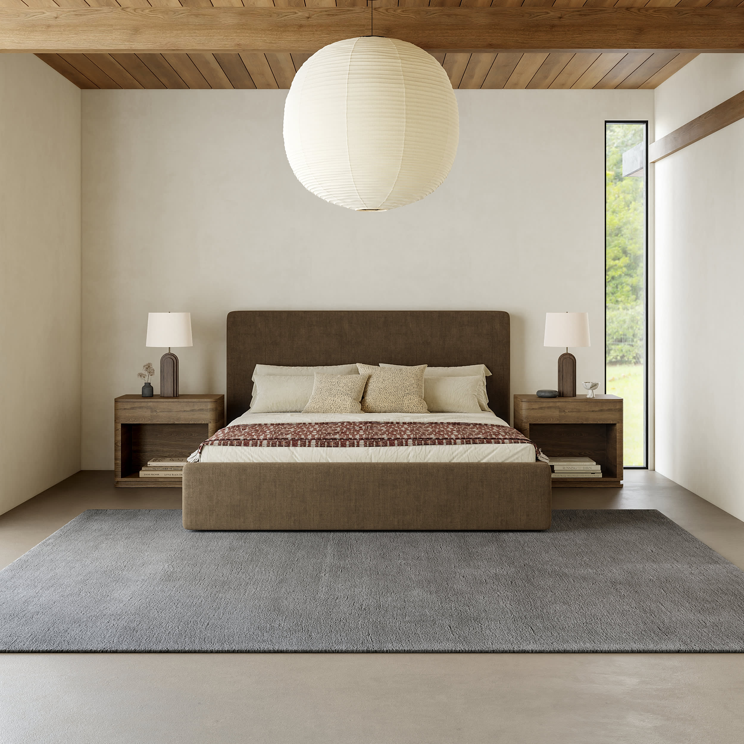Gaia New Zealand Wool Shag Rug | Dark Grey - Image 8